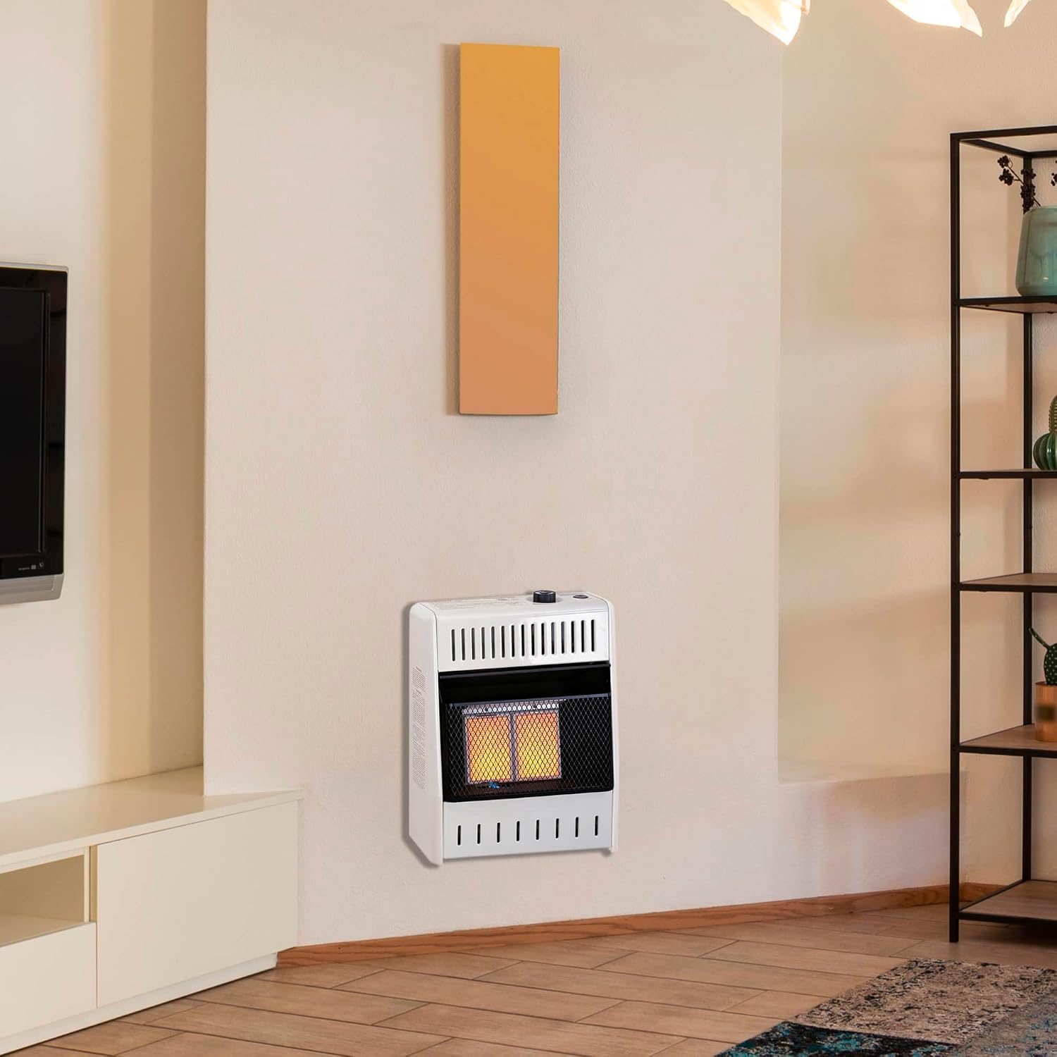 ProCom Heating Liquid Propane Ventless Infrared Plaque Heater With Base Feet - 10,000 BTU, Manual Control - Model# ML100HPA-B