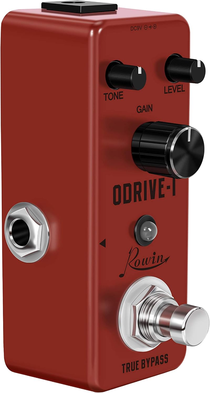 Vintage Vacuum Bluesy Guitar Effect Pedal,Electric Guitar Effect Sound Low Key Mild Clipping