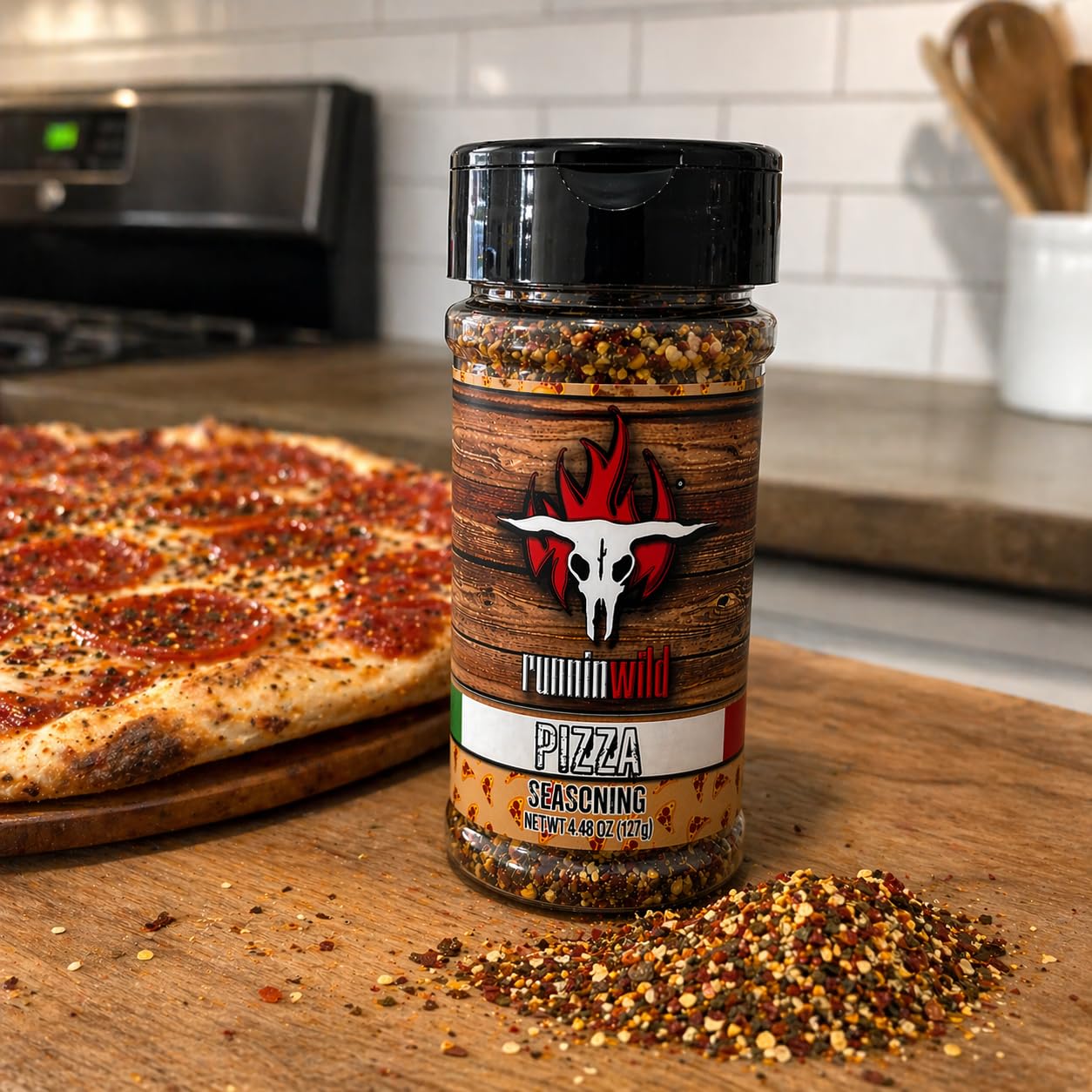 Gourmet Brisket Seasoning | Brisket Rub for Smoker or Grill | No Artificial Flavors | No MSG added | Runnin’ Wild Foods, 6.4 ounces