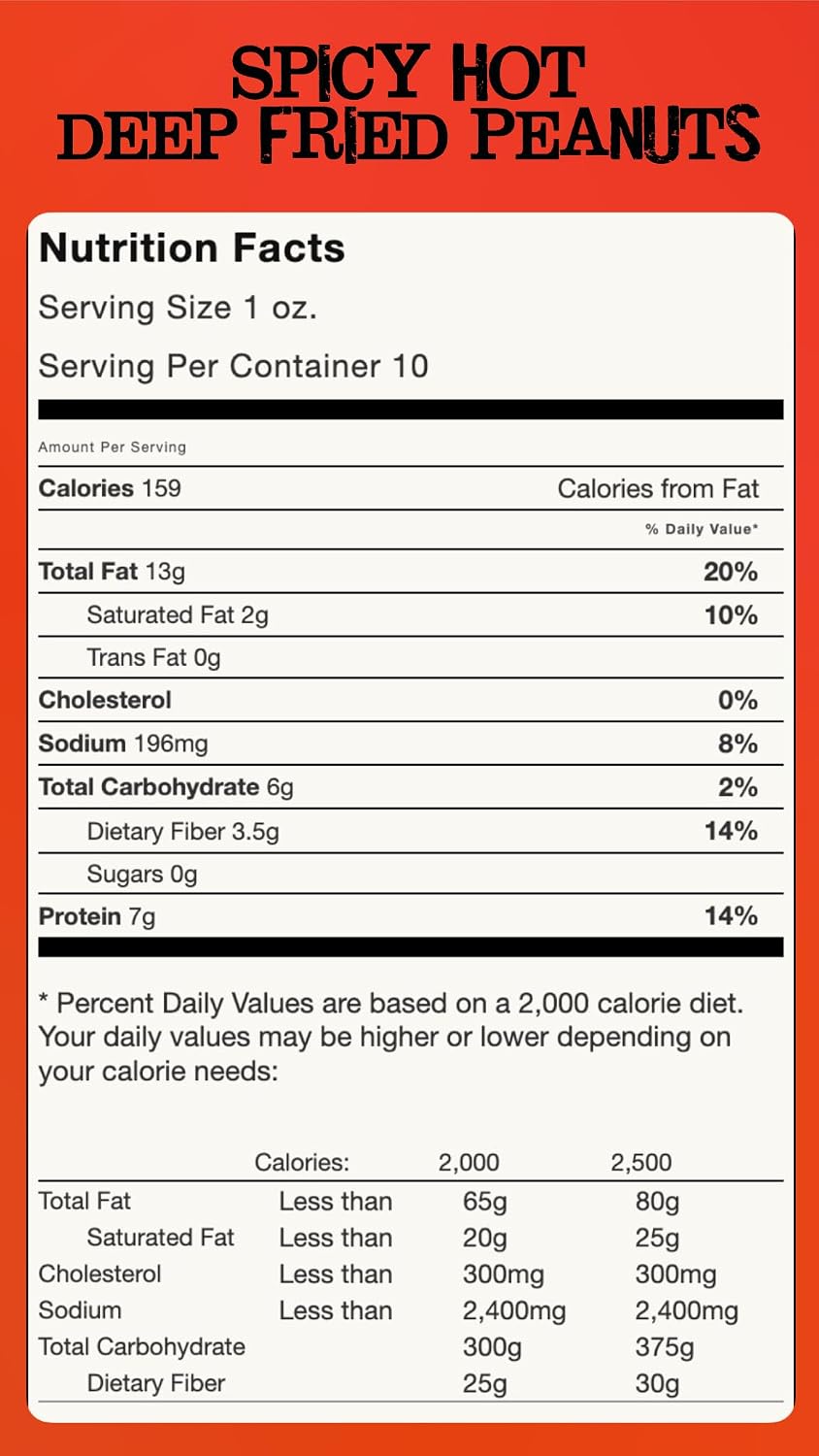 Jerky.com Deep Fried Spicy Hot Peanuts in Shell 3 Pack - Bold & Savory Peanuts - Roasted Spicy Peanuts in Shell for Human - USA Grown, Ultimate Spicy Gourmet Gift Peanuts (30oz Total)