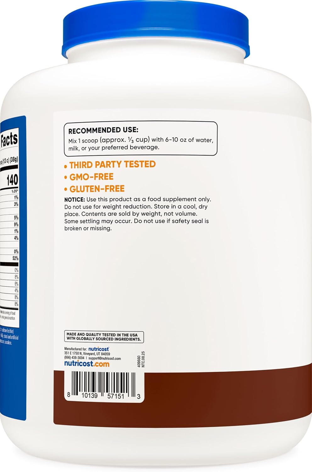 Nutricost Whey Protein Isolate Powder (Vanilla) 2LBS