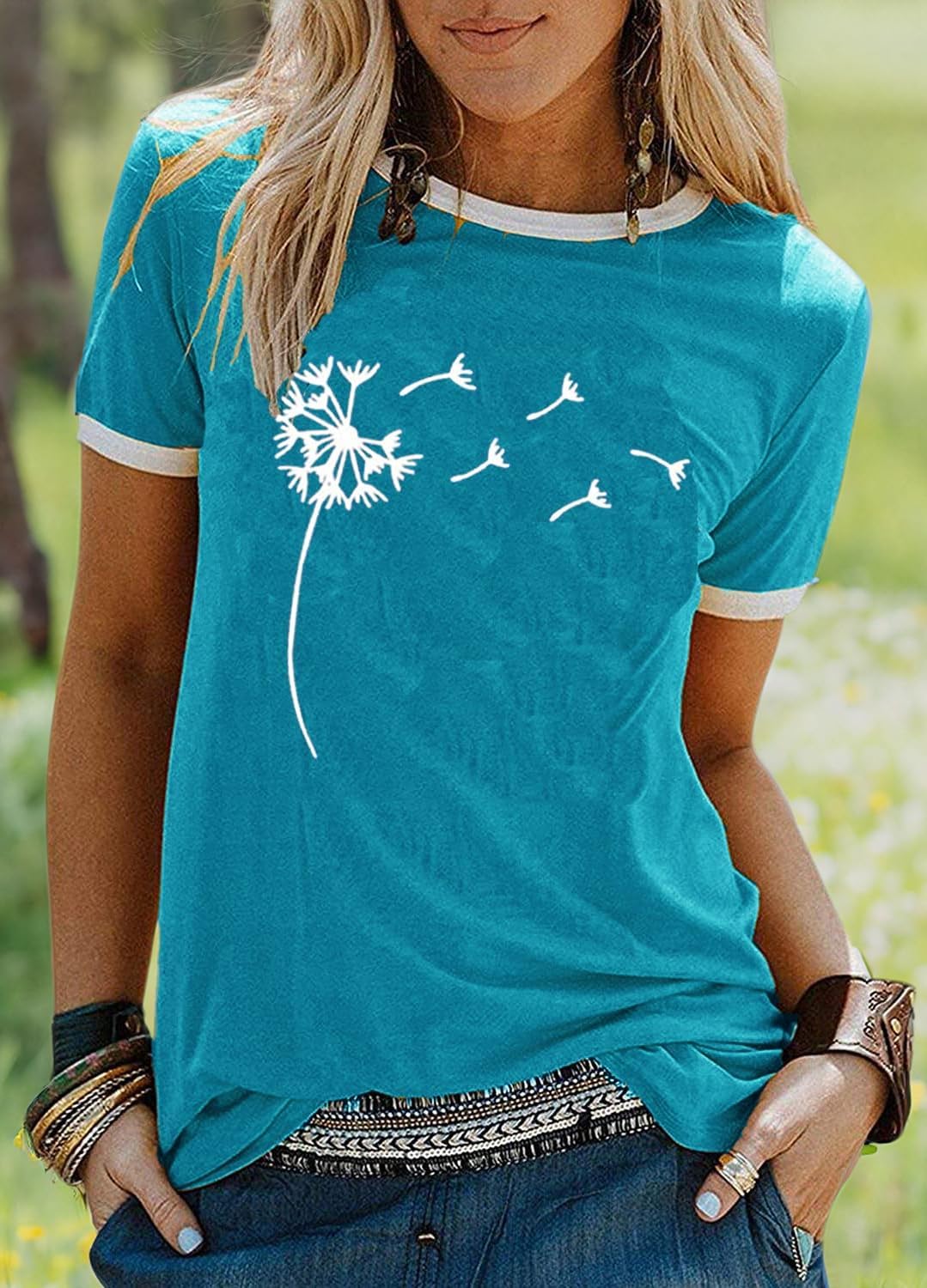 YEXIPO Graphic Tees for Women Short Sleeve Summer Tops Casual Cute T Shirts