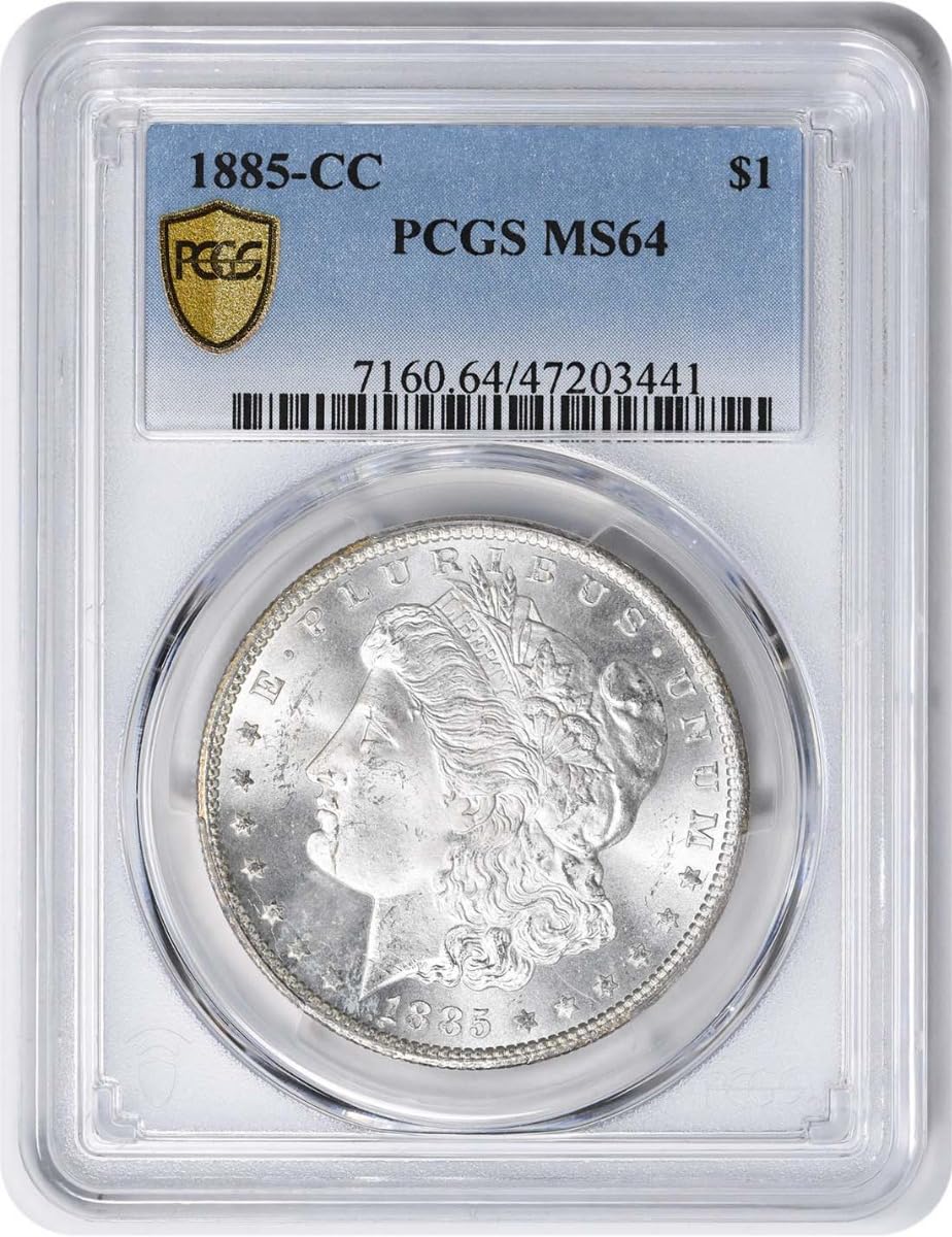 1885 CC Morgan Dollar PCGS MS64