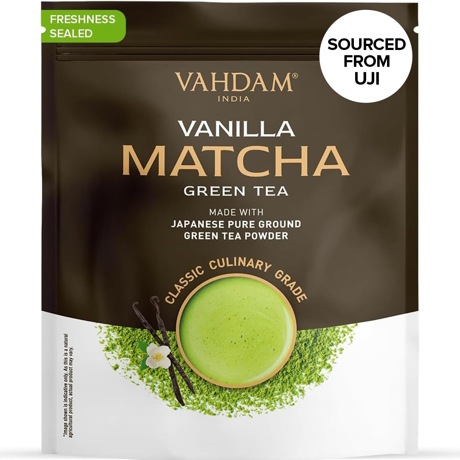 VAHDAM, Himalayan Green Tea Leaves (50+ Cups, 3.53 Oz) Non GMO, Gluten Free | High Elevation Grown Green Tea Leaves From Himalayas | Pure Unblended Single Origin Green Loose Leaf Tea | Vacuum Sealed