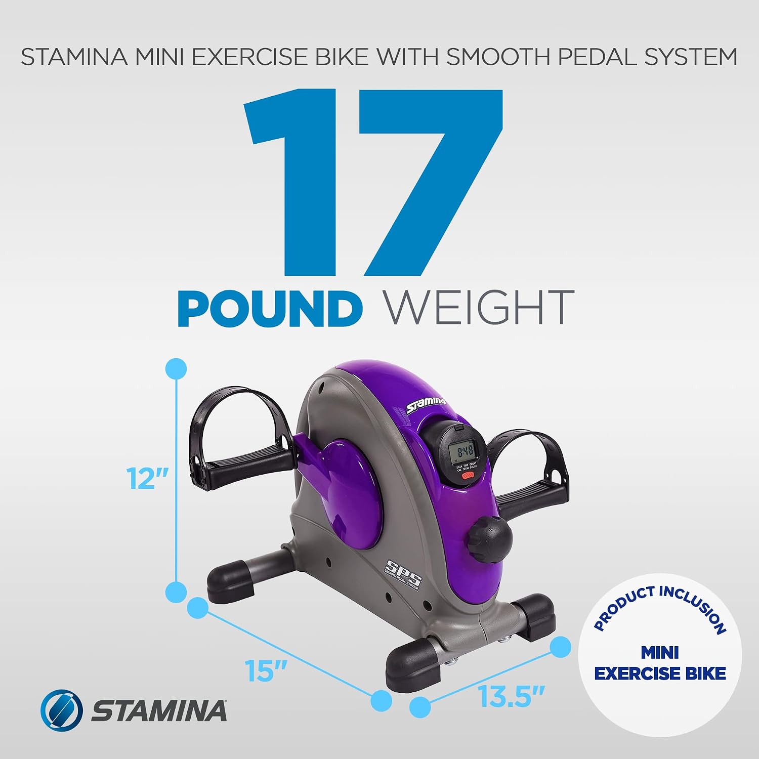 Stamina Exercise Bike with Smooth Pedal System