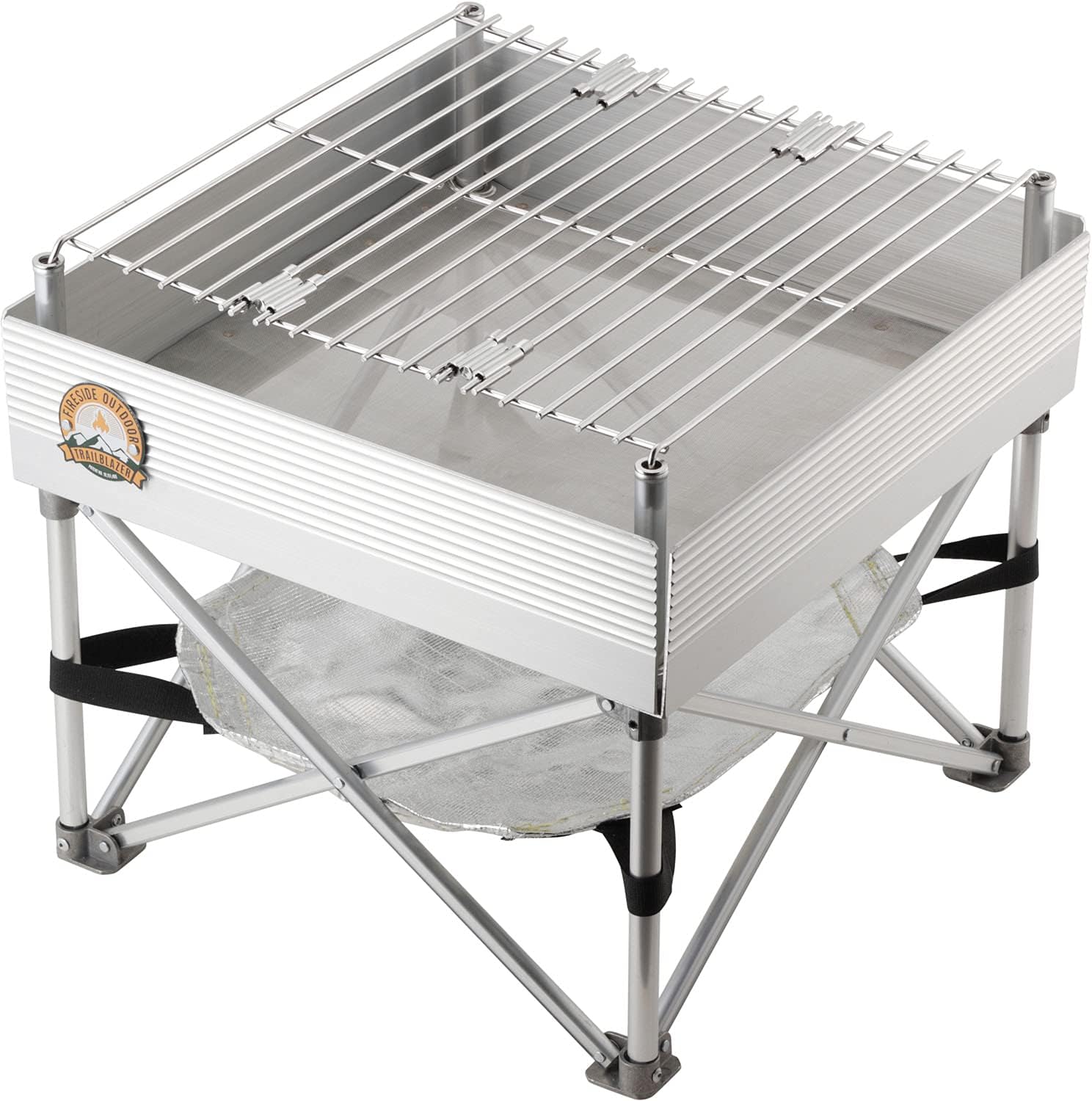 Fireside Outdoor Trailblazer Pop-Up Fire-pit 12"x12" - Camp Stove, Portable Fire Pits for Outside Wood Burning Stove, Portable Grill Charcoal