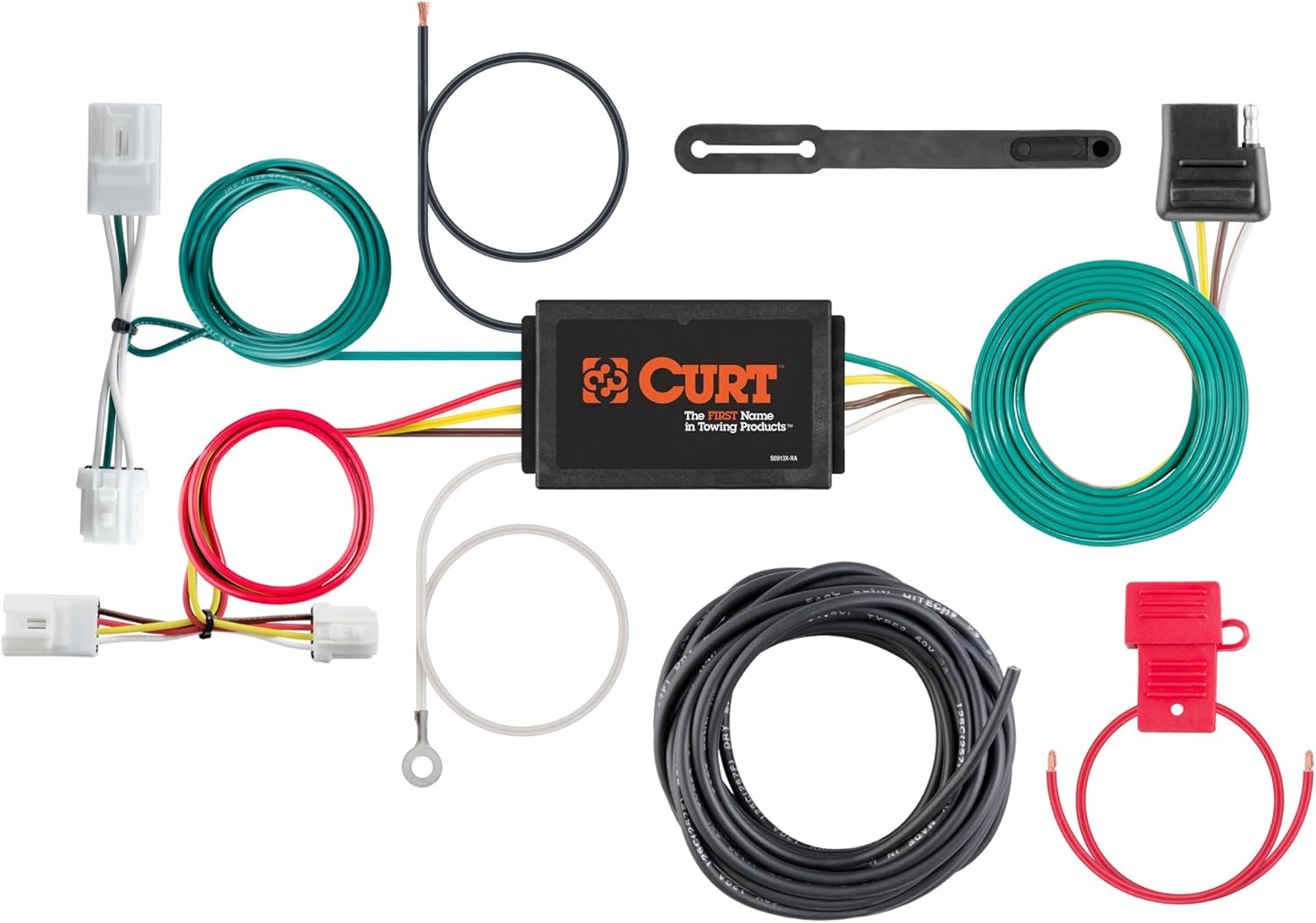 CURT 56033 Vehicle-Side Custom 4-Pin Trailer Wiring Harness