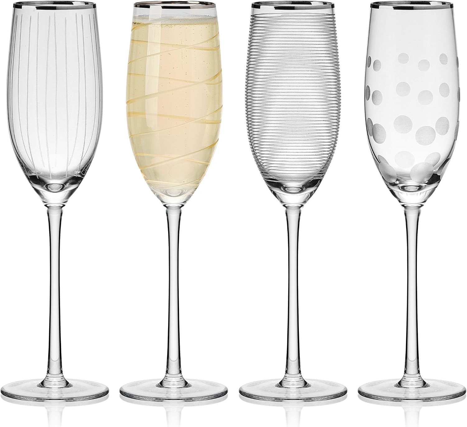 Mikasa Cheers Bordeaux Wine Glass, Set of 4, 24 Ounce, Clear