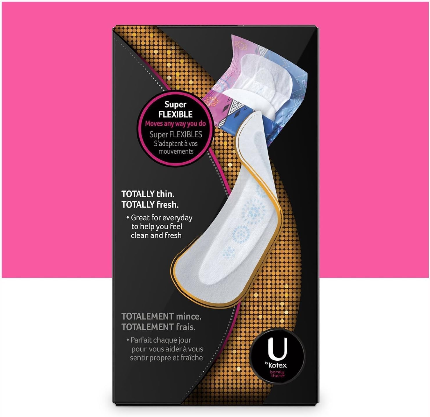 U by Kotex Barely There Thin Liners 50 ea (Pack of 5)