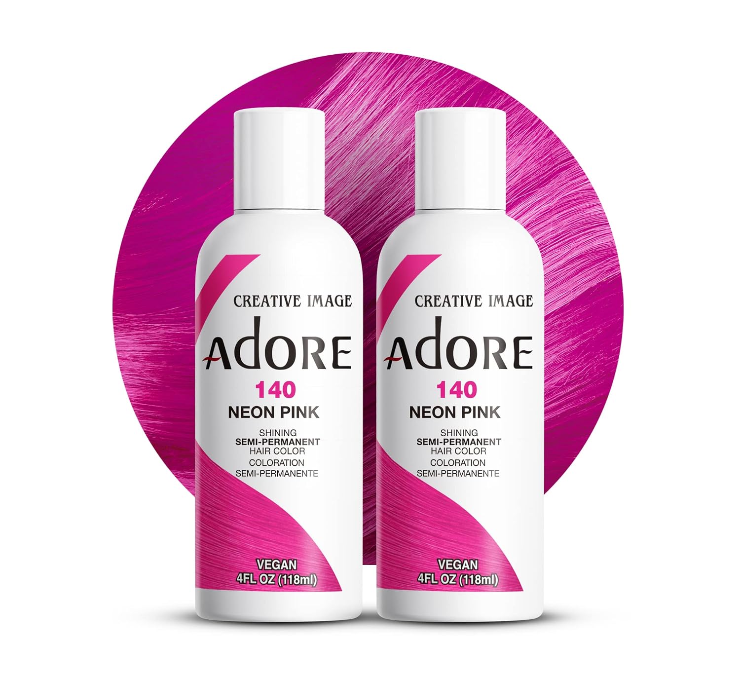 Adore Semi Permanent Hair Color, 107 Mocha, 4 Fl Oz | Vegan & Cruelty-Free Brown Hair Dye | No Ammonia, No Peroxide, No Alcohol