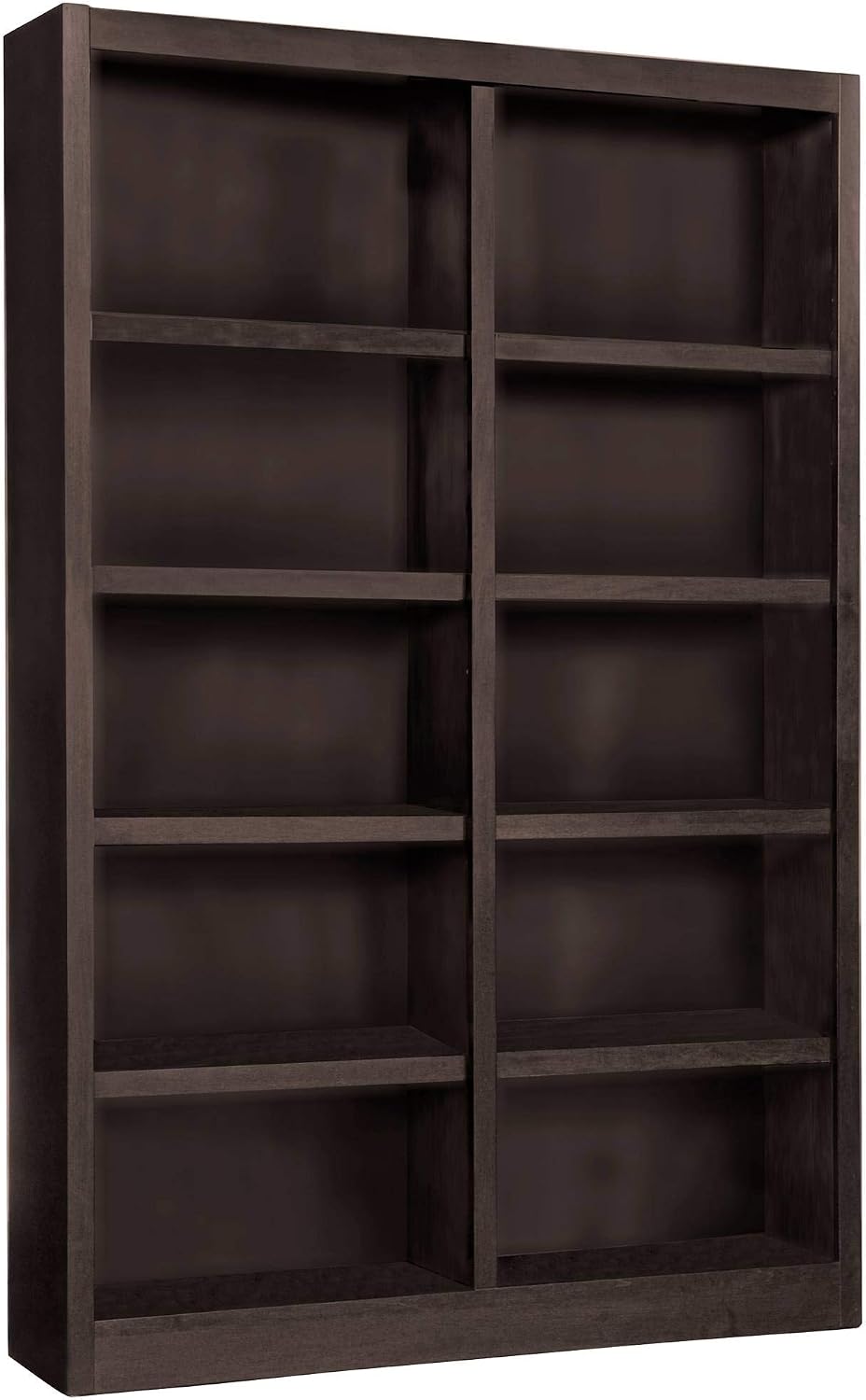 Concepts In Wood Book Shelf - 72" Tall Wood Bookcase Furniture - Espresso