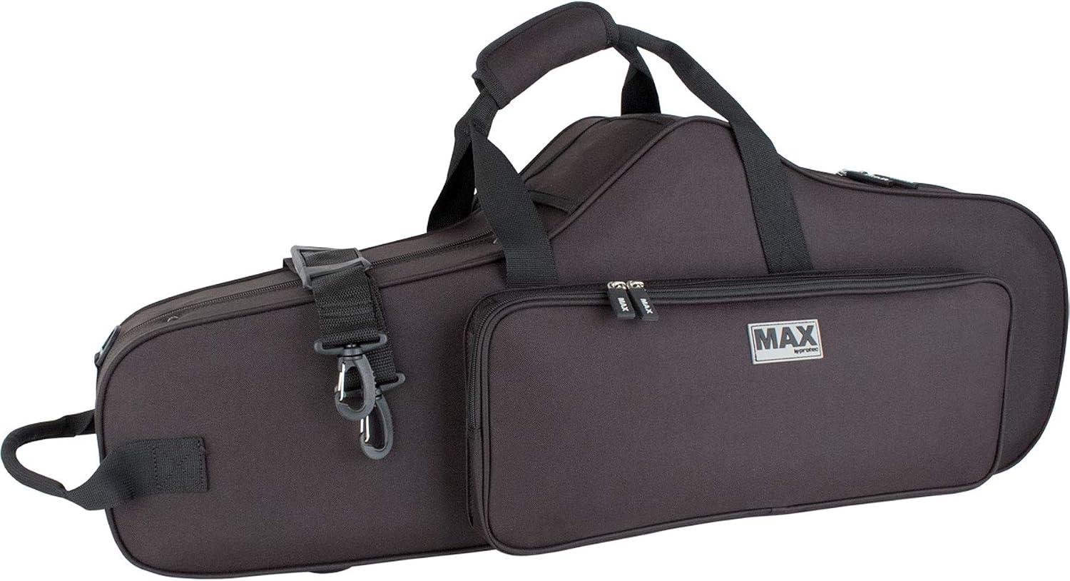 Protec MX305CT Max Tenor Saxophone Case with Backpack Straps, Black
