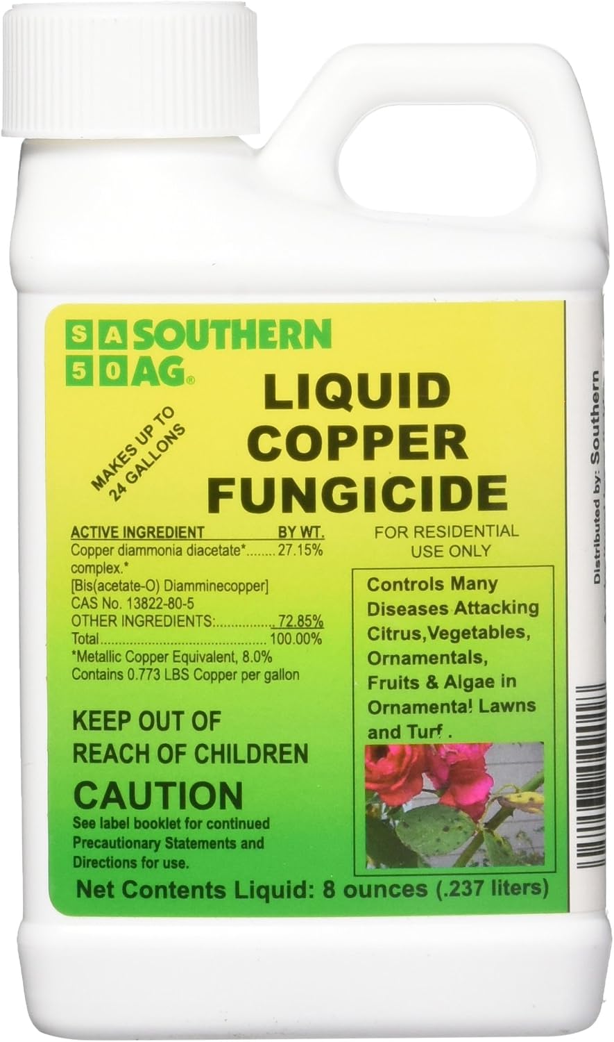 Southern Ag - Liquid Copper Fungicide - Fungicide, 16oz