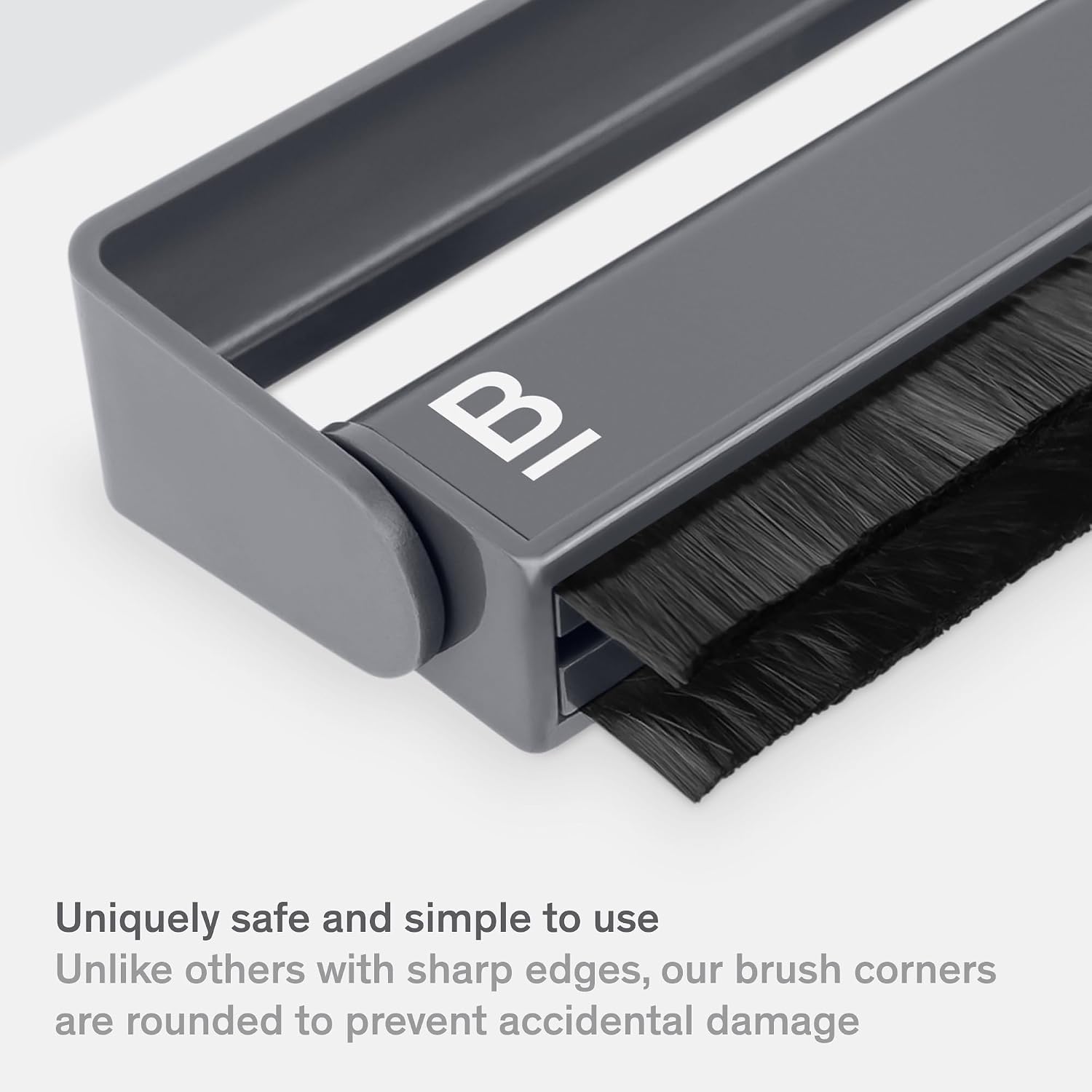 Record Cleaner Brush - Carbon Fiber Anti-Static Vinyl Brush | Soft Conductive Bristles for Gentle Vinyl Record Cleaning & Dust Removal - Essential
