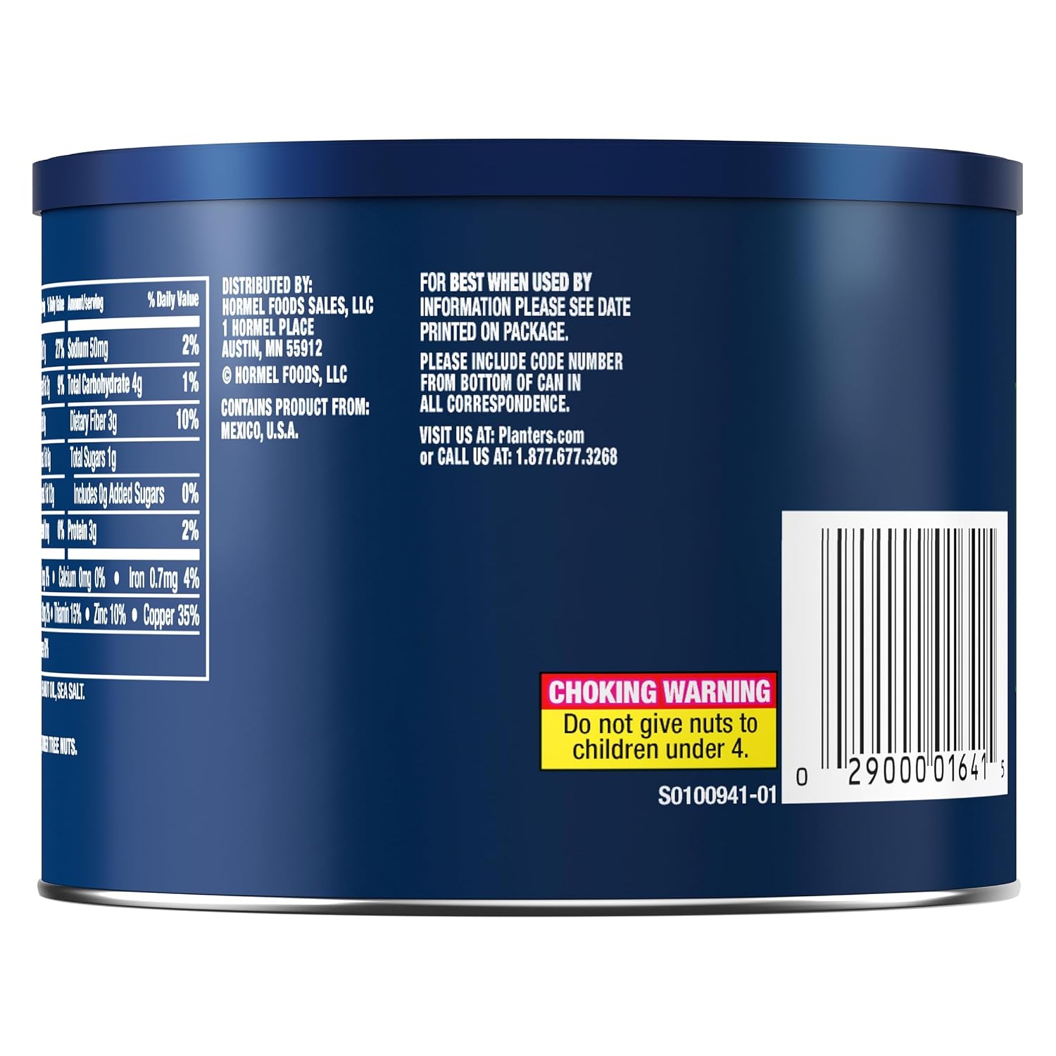 PLANTERS Whole Pecans, Roasted & Salted, Baking Nuts, 7.25 Oz (1 Ct)