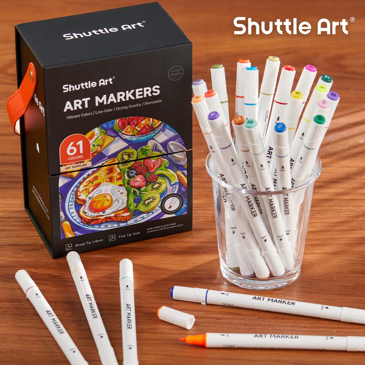 Shuttle Art 101 Colors Alcohol Markers