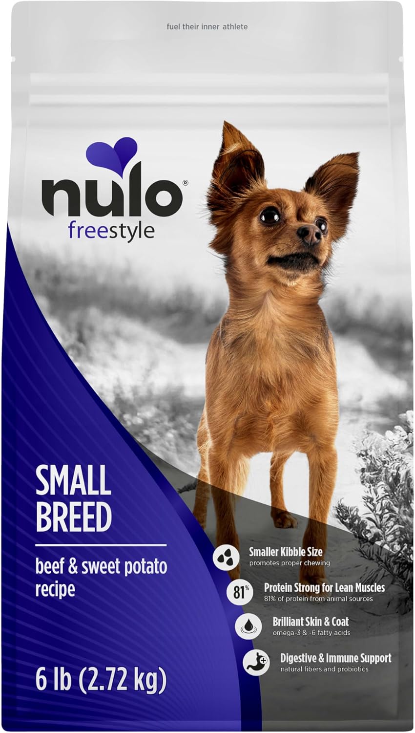 Nulo FreeStyle Small Breed Dog Food Dry - Salmon & Lentils, Puppy & Adult Grain Free Dog Food, Natural, High Protein