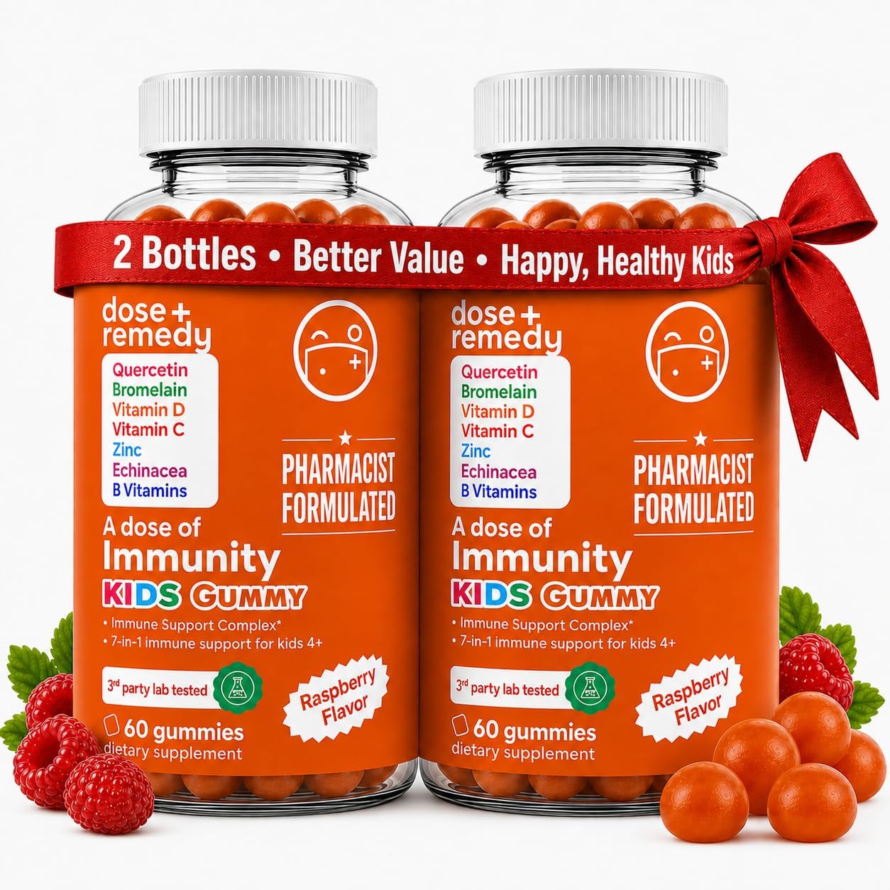 Dose of Immunity Immune Support Supplement & Booster for Adults, Zinc, 60ct