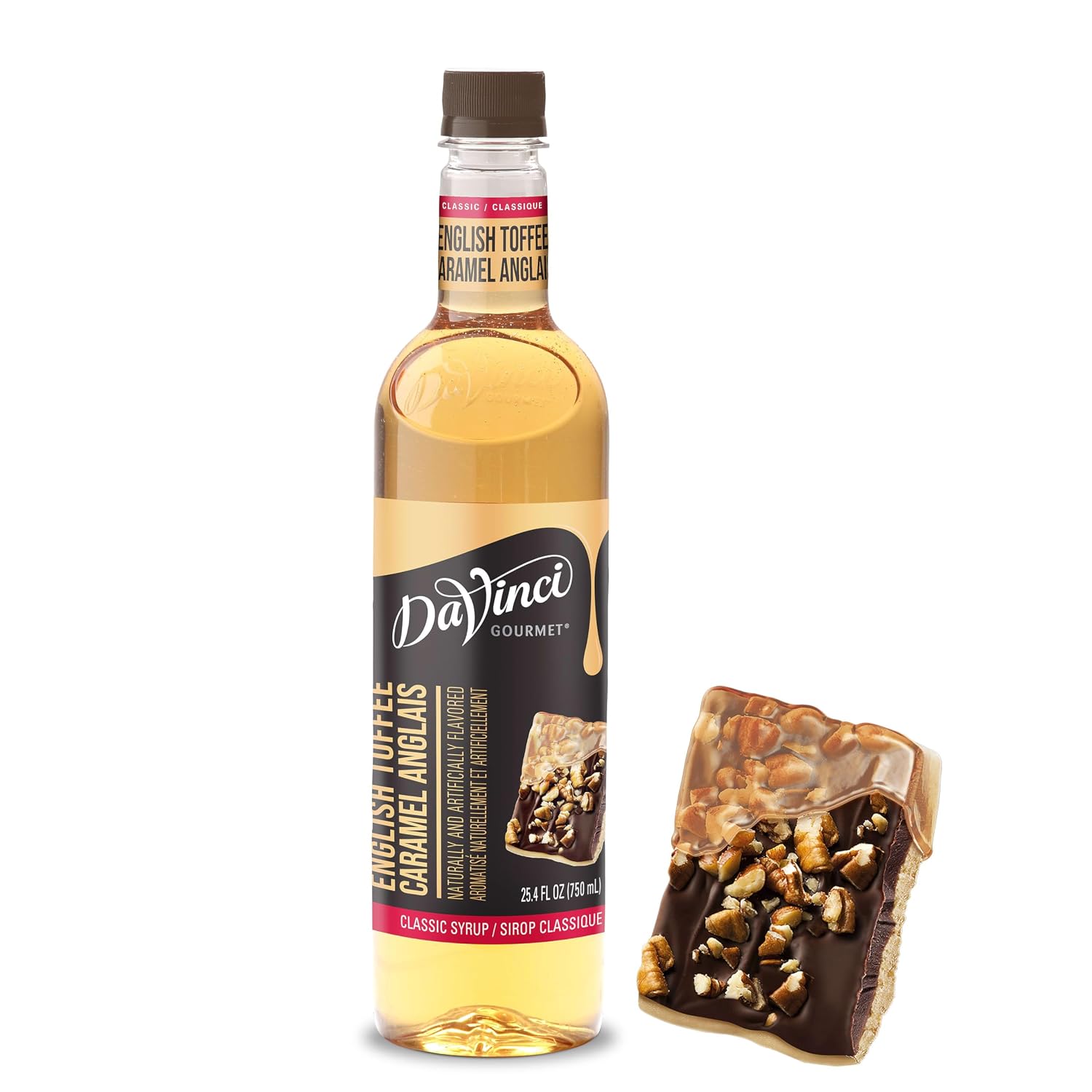 DaVinci Gourmet Classic Strawberry Syrup, 25.4 Fluid Ounces, Kosher, 1 Count
