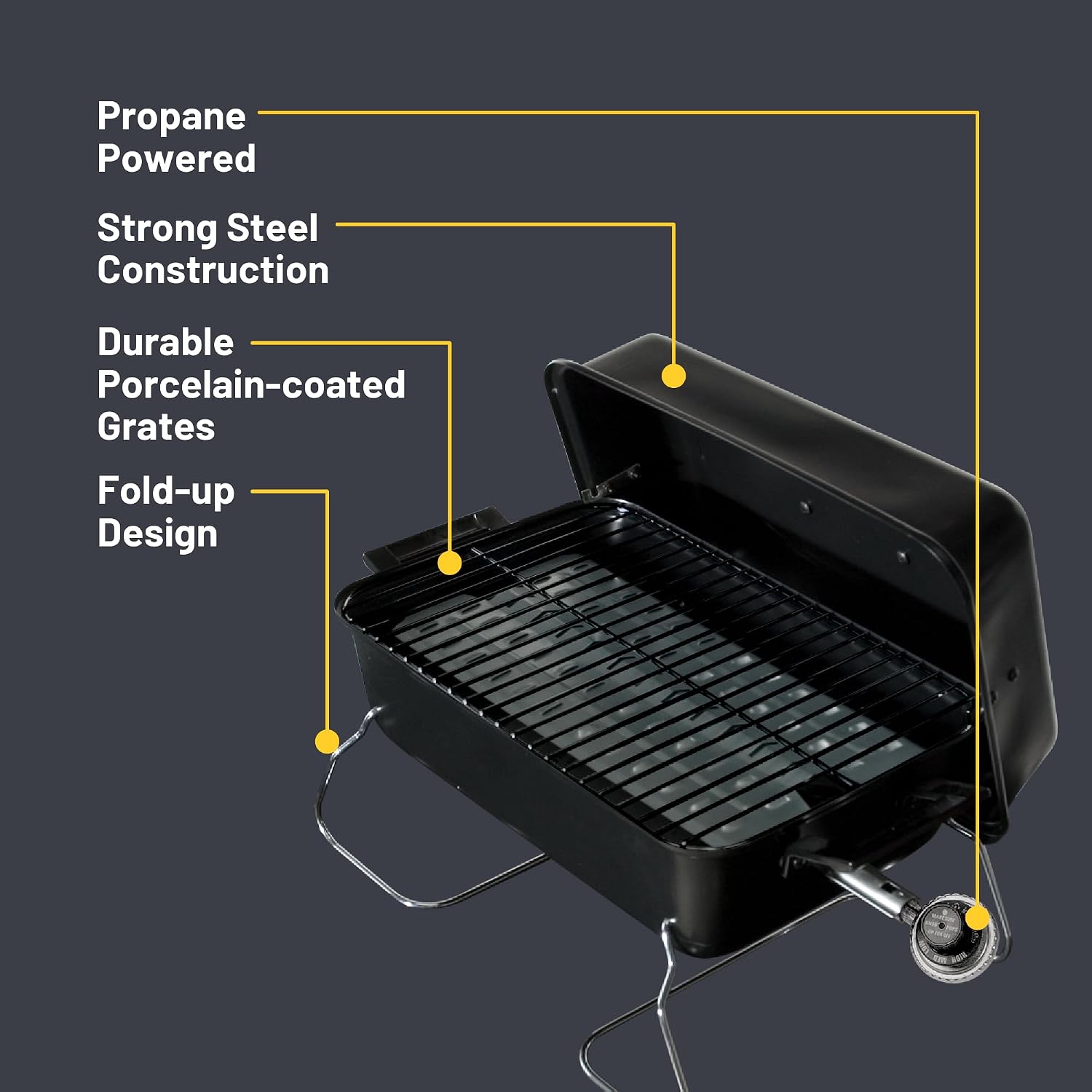 Charbroil Portable Convective 1-Burner Propane Gas Grill - 465133010