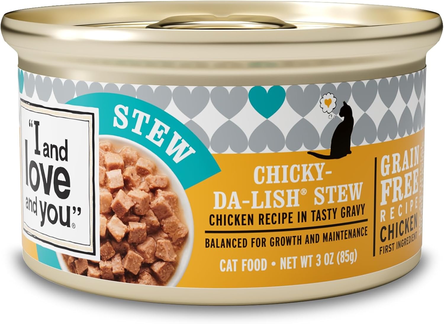 I AND LOVE AND YOU, Cat Food Variety, 3 Ounce, 12 Pack