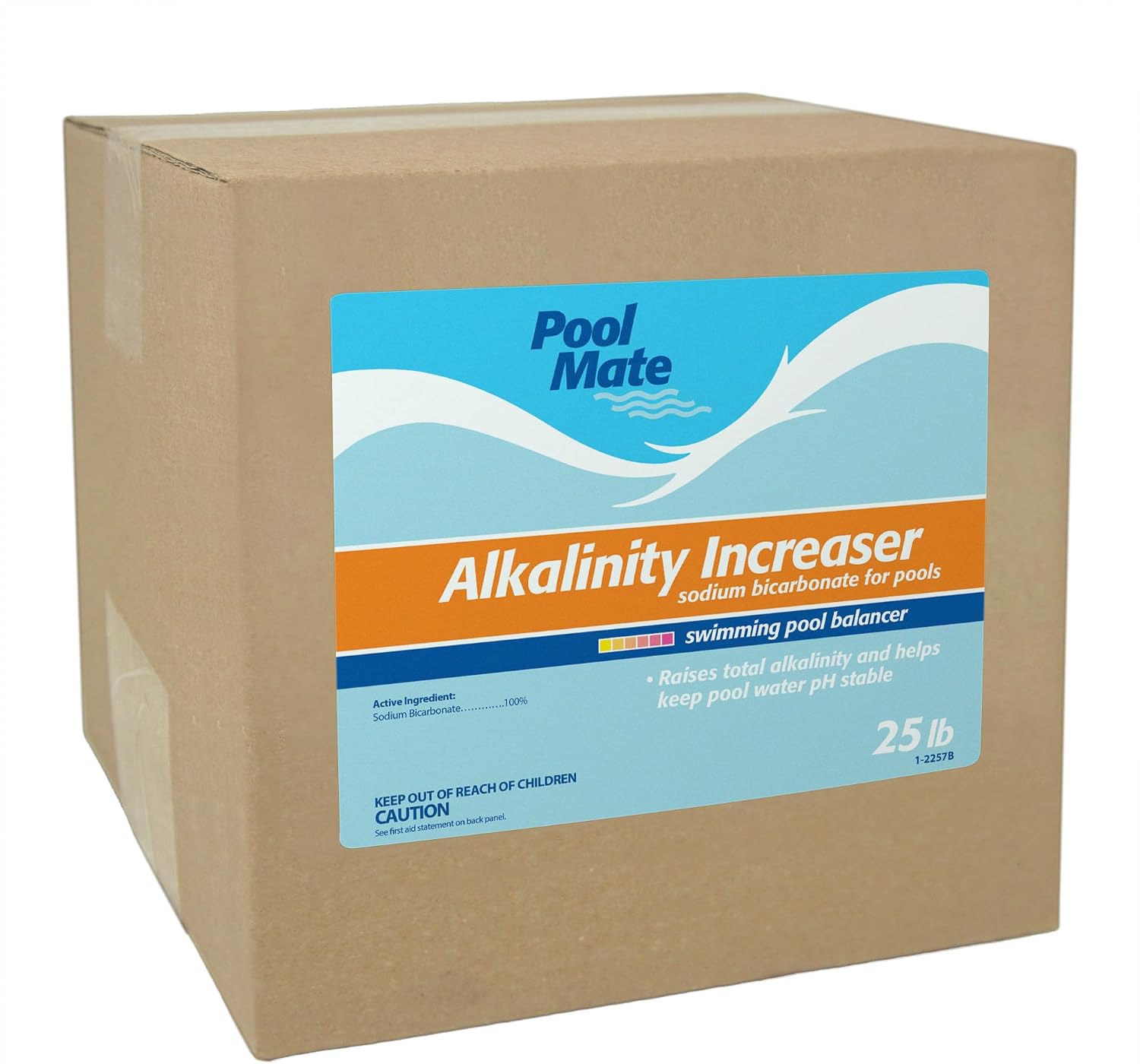 Pool Mate 10-Pounds Premium Alkalinity Increaser for Swimming Pools | 100% Sodium Bicarbonate, Alkalinity Up, Easy To Use, Works Fast, 11 ounces raises alkalinity 10 ppm per 5,000 gallons
