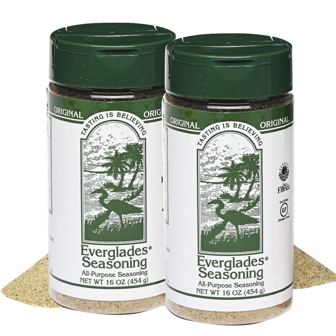 Everglades All Purpose Seasoning Blend - Southern Herbs & Spices - 16 oz | Gluten Free, No Pesticides, Granule Form, Made In Florida, For Meat Seafood Veggies