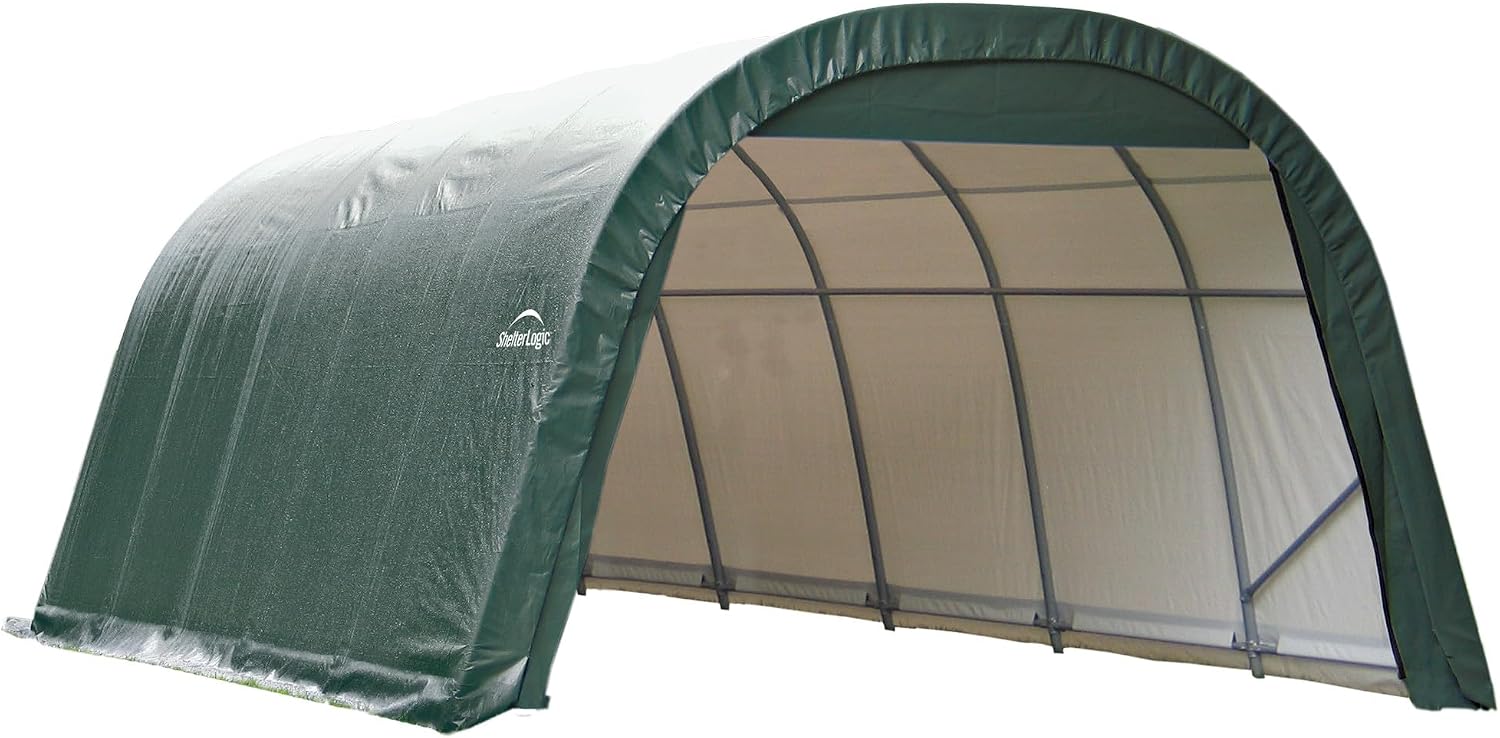 ShelterLogic 71332 Grey 12'x20'x8' Round Style Shelter