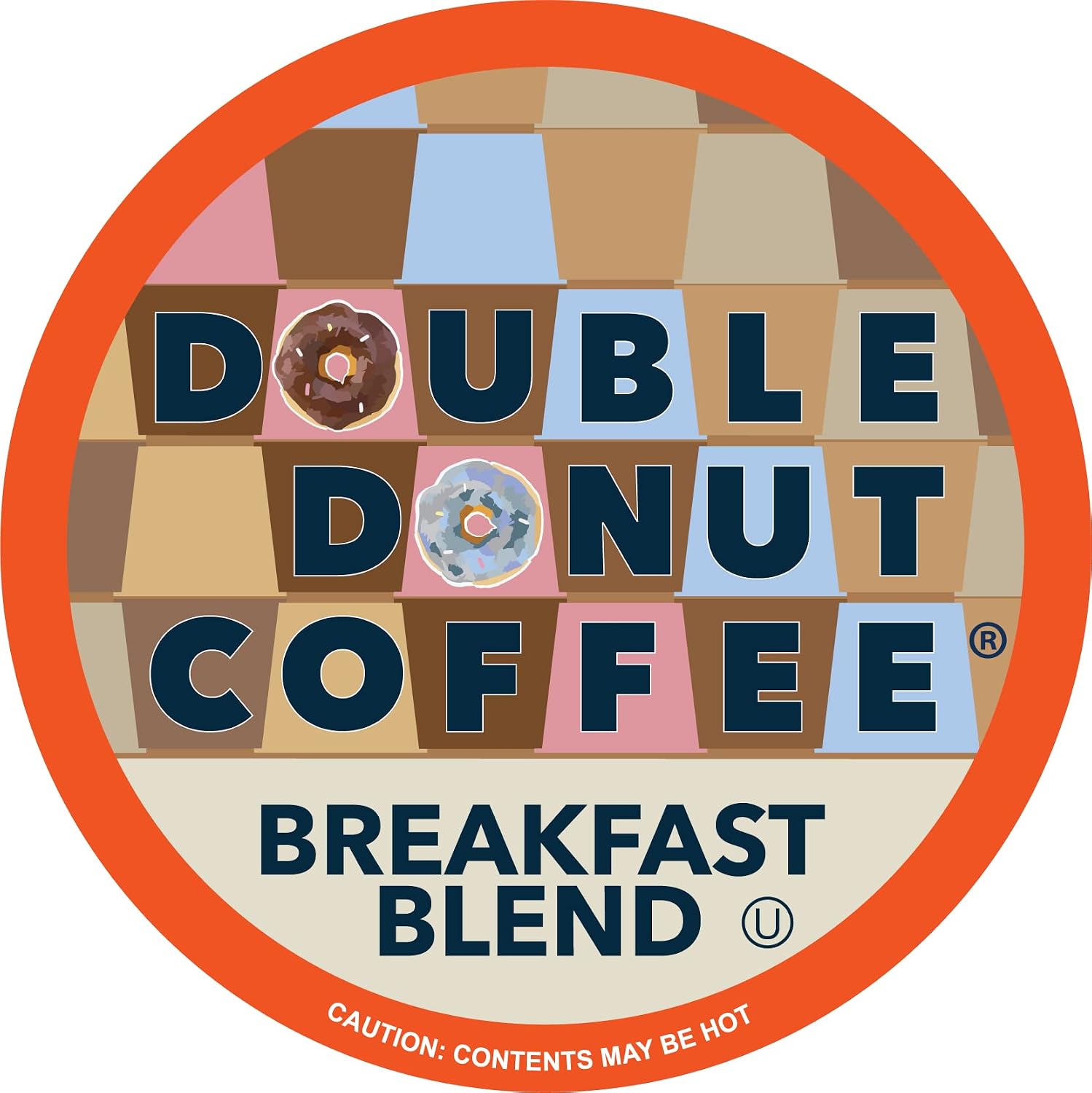 Double Donut Coffee Breakfast Blend Coffee Pods, Light Roast Coffee in Recyclable Single-Serve Pods for Keurig K Cups Brewer Machines, 80 Count Bulk Pack, original version
