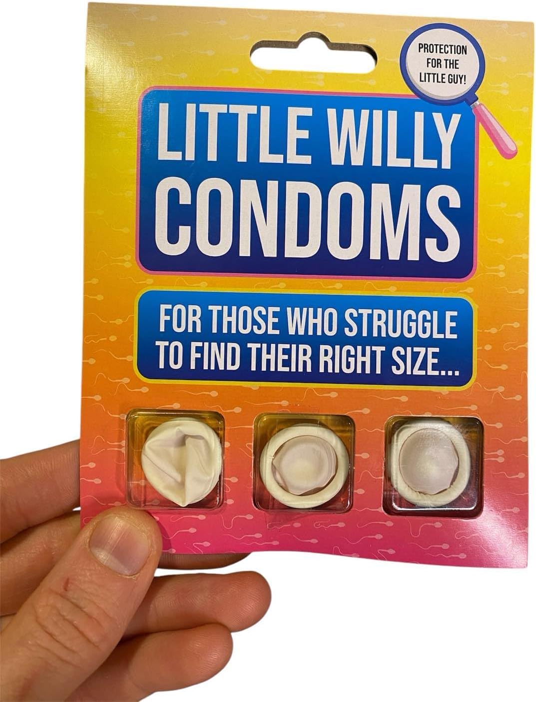 Small Pecker Condoms Adult Novelty Item