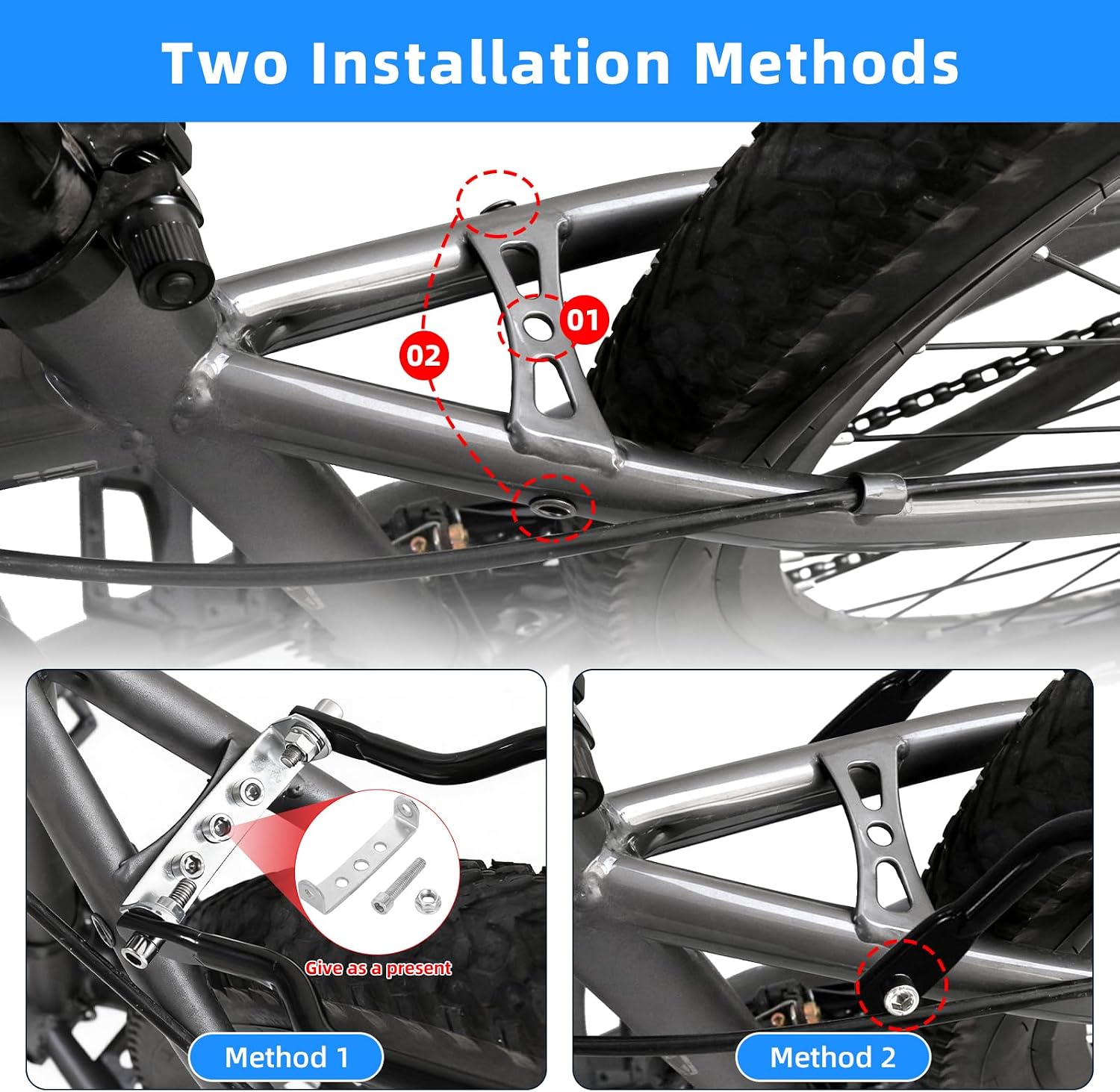 Generies Biking Universal Adjustable Bike High Capacity Cargo Rack Cycling Equipment Stand Footstock Bicycle Luggage Carrier Racks