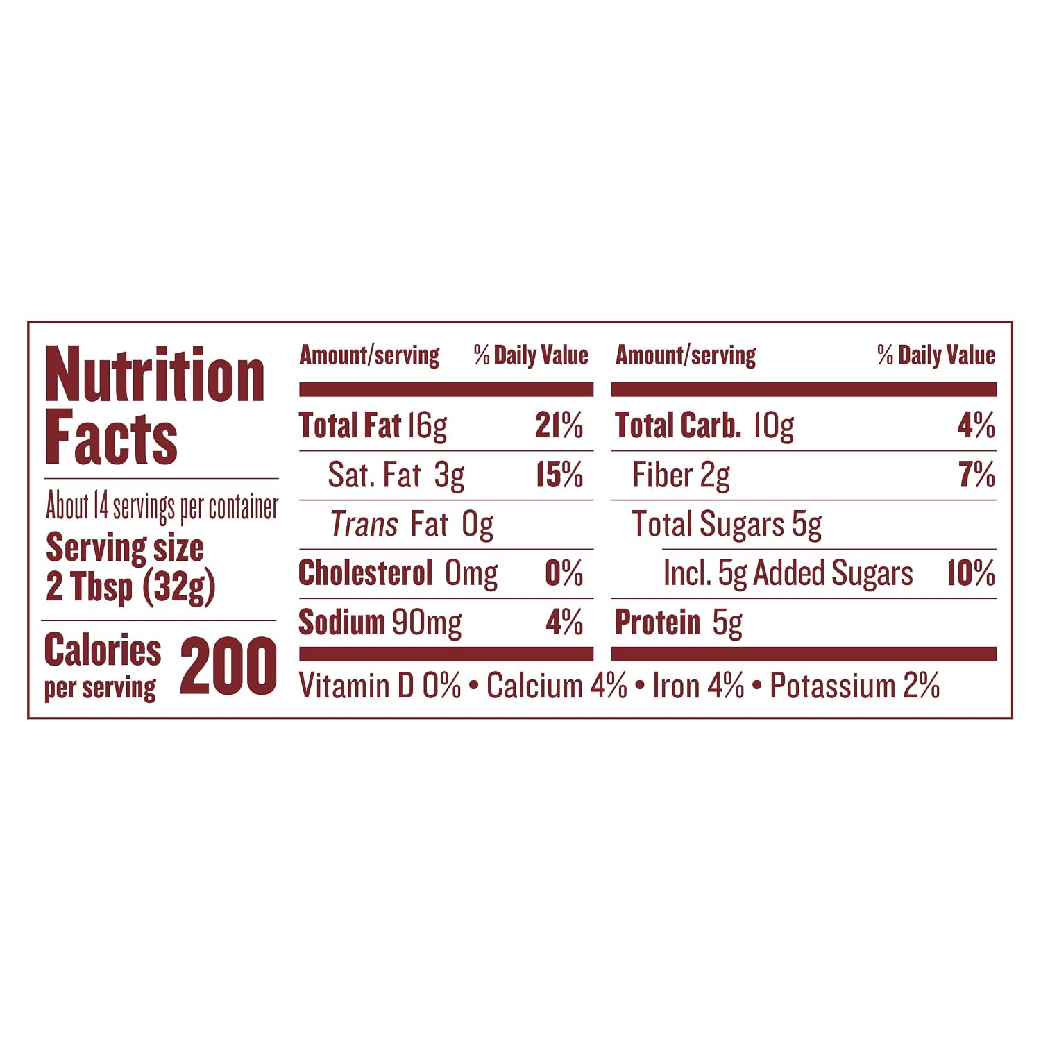 Justin's Vanilla Almond Butter, Gluten-free, Non-GMO, Vegan, Sustainably Sourced, 16 Ounce Jar