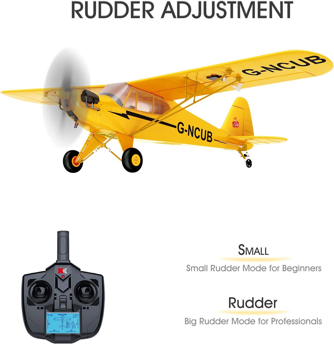GoolRC WLtoys XK A160 RC Plane, 2.4GHz 5 Channel Brushless Remote Control Airplane for Adults, Stunt Flying RC Aircraft with 3D/6G Mode
