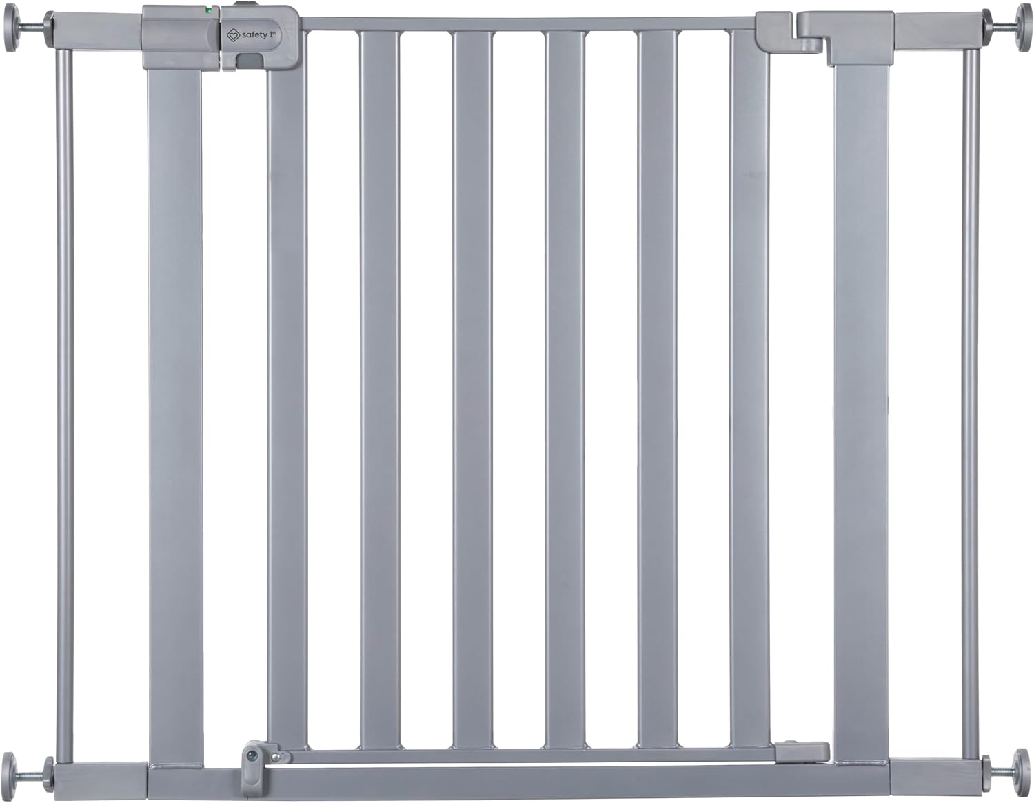 Safety 1st Easy Install Walk Thru Baby Gate for Doorway With Door, Dog Gates, Fits 29"-38", Easy Install 28" Tall, White