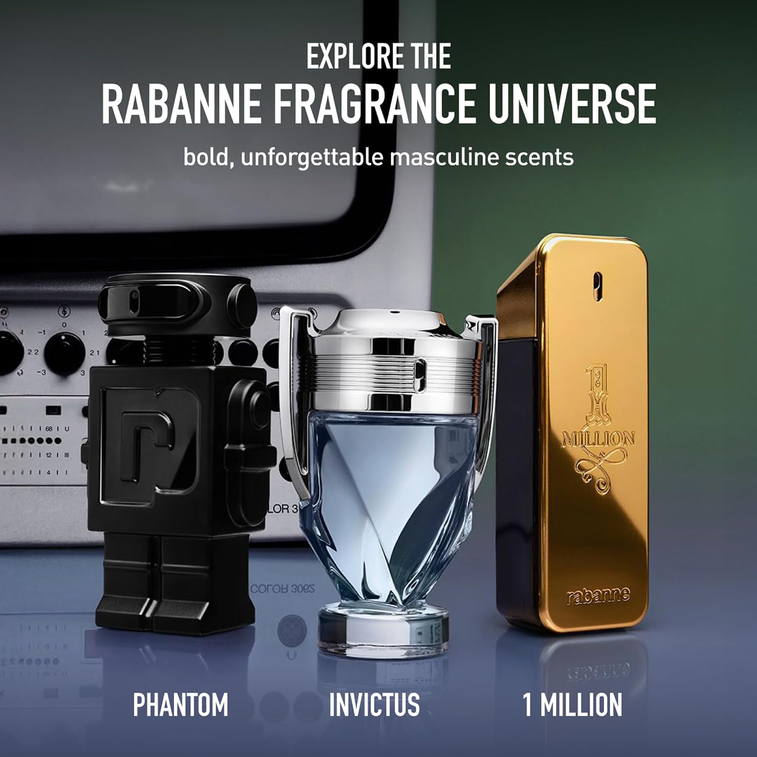 Rabanne 1 Million Eau de Toilette - Long Lasting Designer Fragrance for Men with Mandarin, Cinnamon & Amber - Luxury Men's Perfume Spray