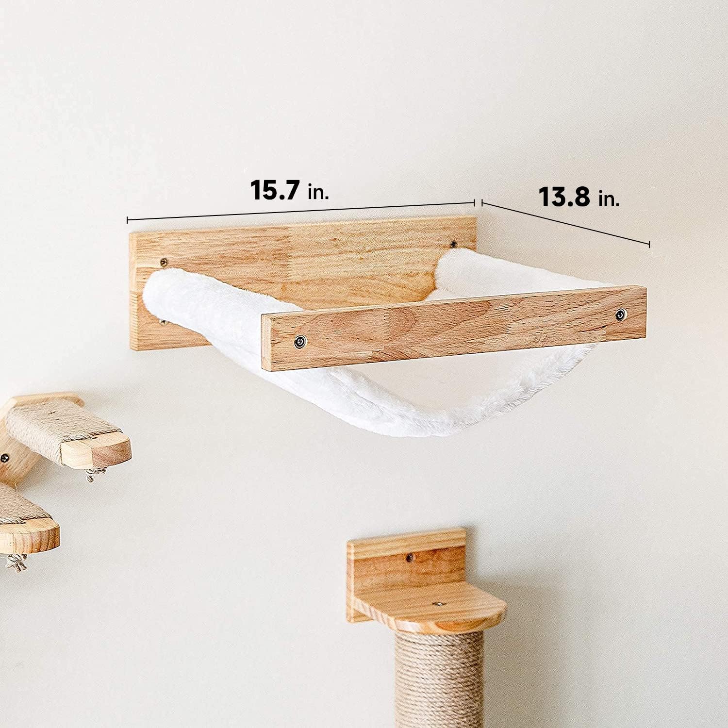 FUKUMARU Hammock Wall Mounted Cat Beds and Perches