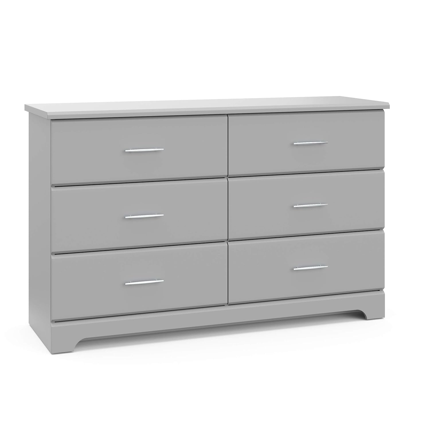 Storkcraft Brookside 2 Drawer Changing Table Dresser, Pebble Gray