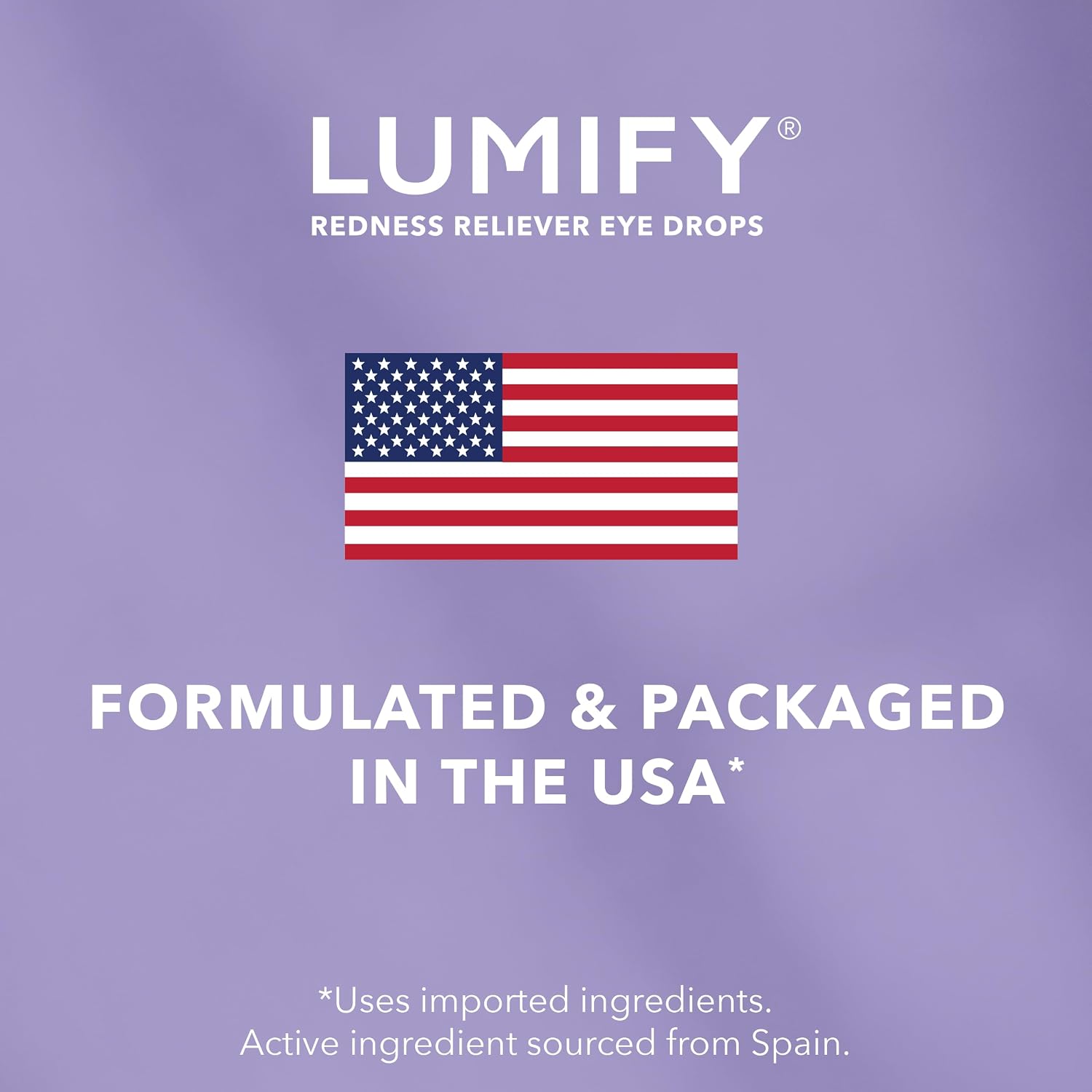 LUMIFY Redness Reliever Eye Drops, for Whiter & Brighter Looking Eyes, 0.08 Fl Oz (2.5 mL)