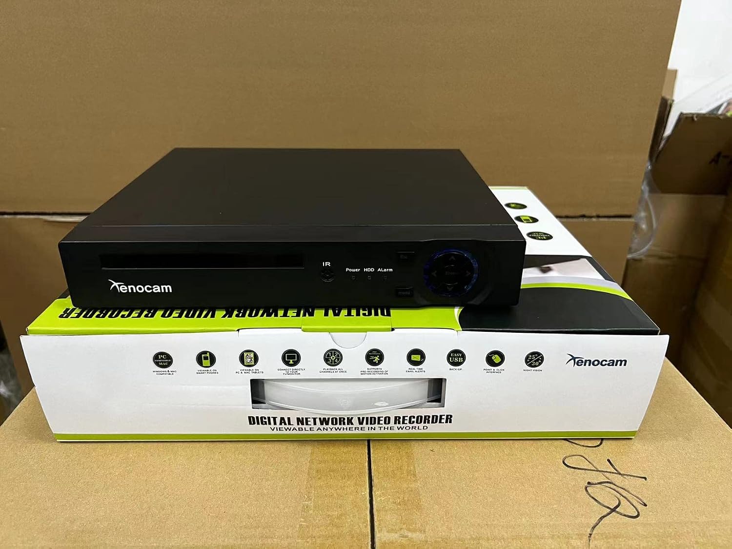 4CH 1080N Hybrid 5-in-1 AHD DVR (1080P NVR+1080N AHD+960H Analog+TVI+CVI) Standalone DVR CCTV Surveillance Security System Video Recorder Motion Detection， Hard Drive not Included