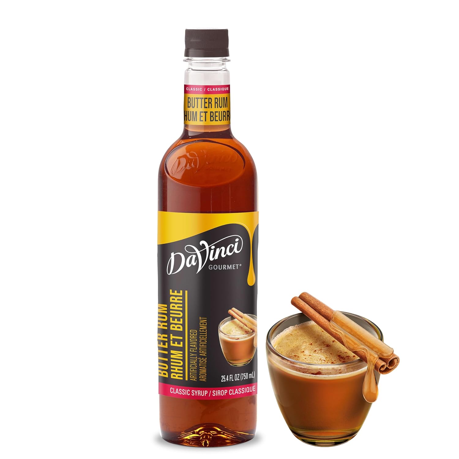 DaVinci Gourmet Classic Strawberry Syrup, 25.4 Fluid Ounces, Kosher, 1 Count