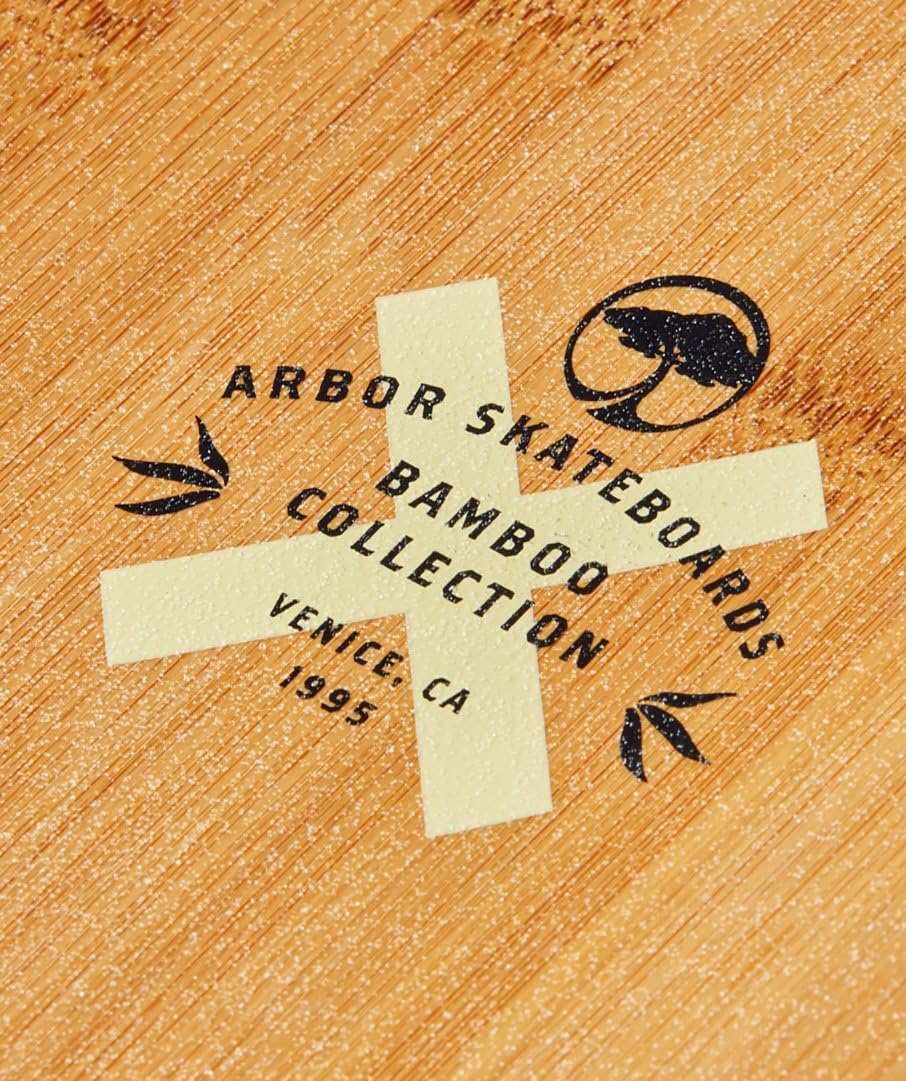 Arbor Bamboo Fish 37" Complete Longboard - Perfect for Cruising and Carving - Includes ABEC 7 Bearings, Spacers, Paris Risers
