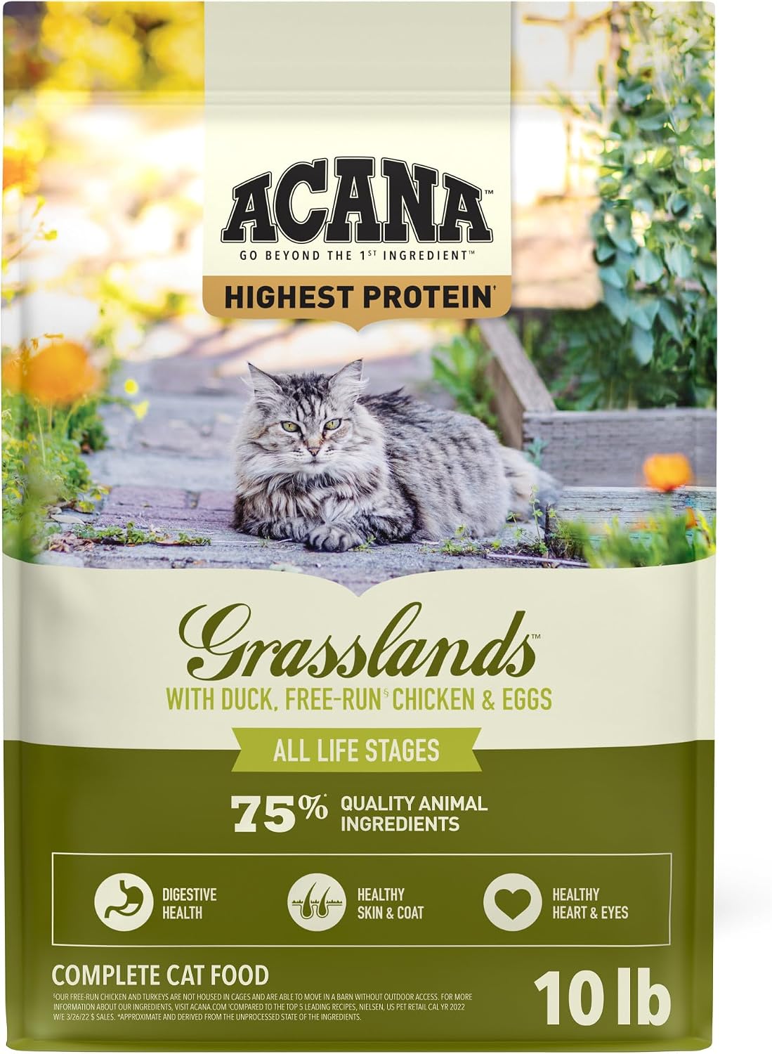 ACANA Grain-Free Dry Cat Food Meadowlands Recipe 4lb Bag