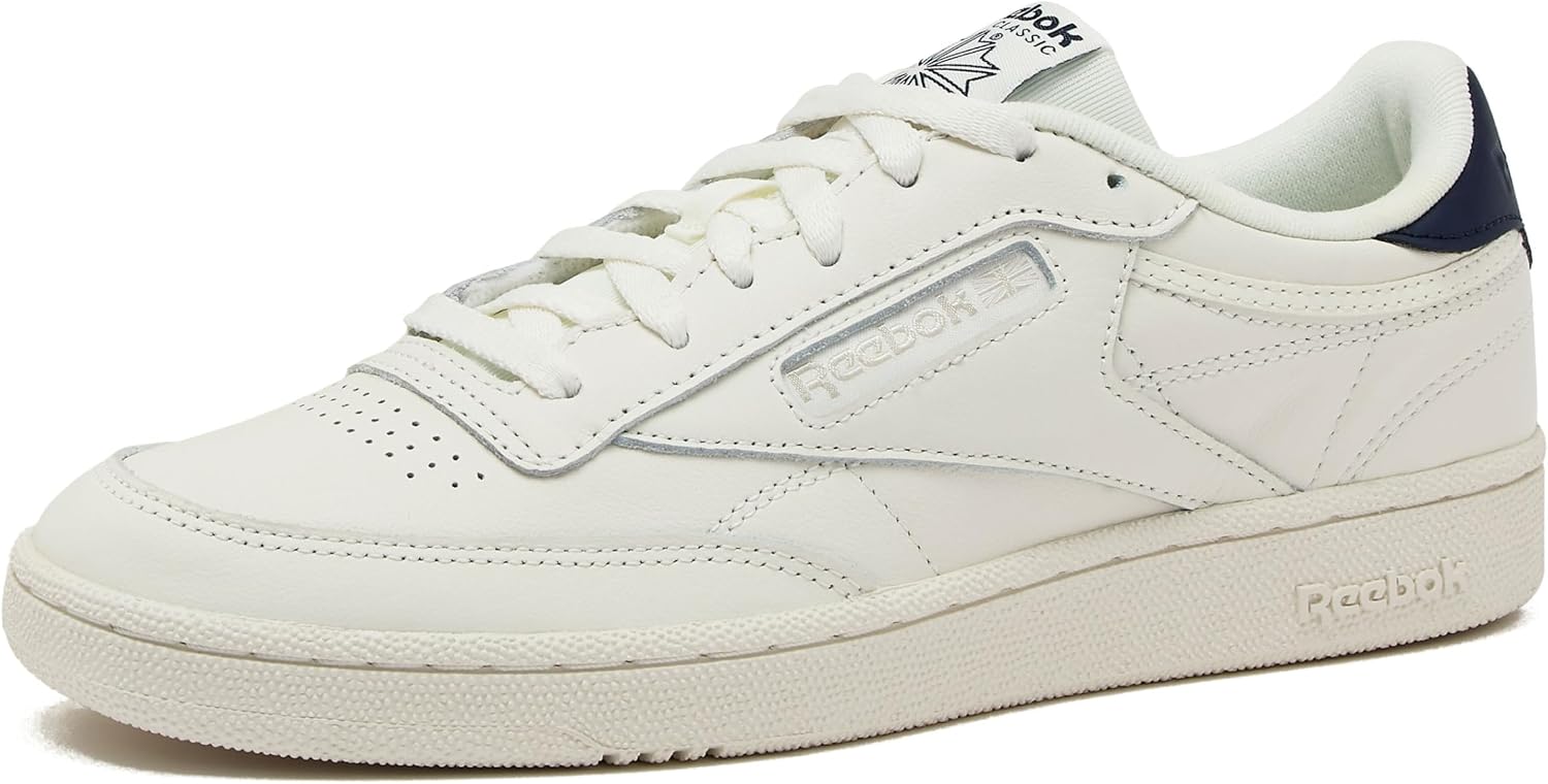 Reebok Club C 85 Mens Tennis Shoes, Casual Fashion White Sneakers for Men