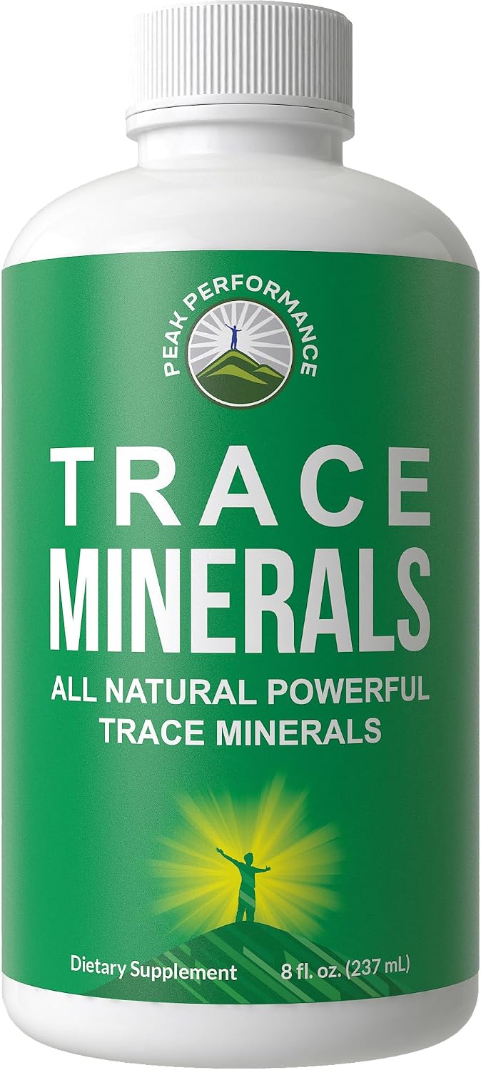 Peak Performance Ultra High Purity Trace Minerals Liquid Drops for Water