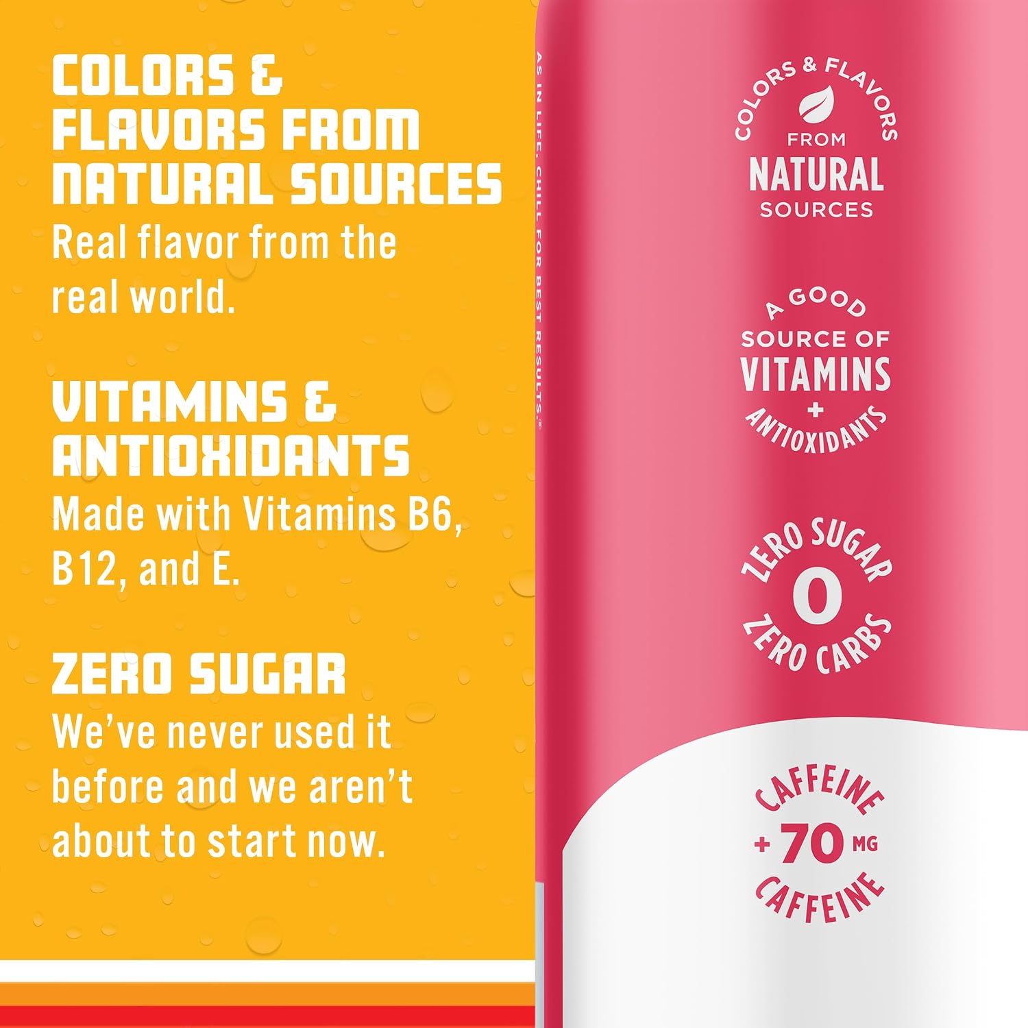Sparkling Ice Caffeine Black Raspberry Sparkling Water with Caffeine, Zero Sugar, with Antioxidants and Vitamins,16 fl oz Cans (Pack Of 12)