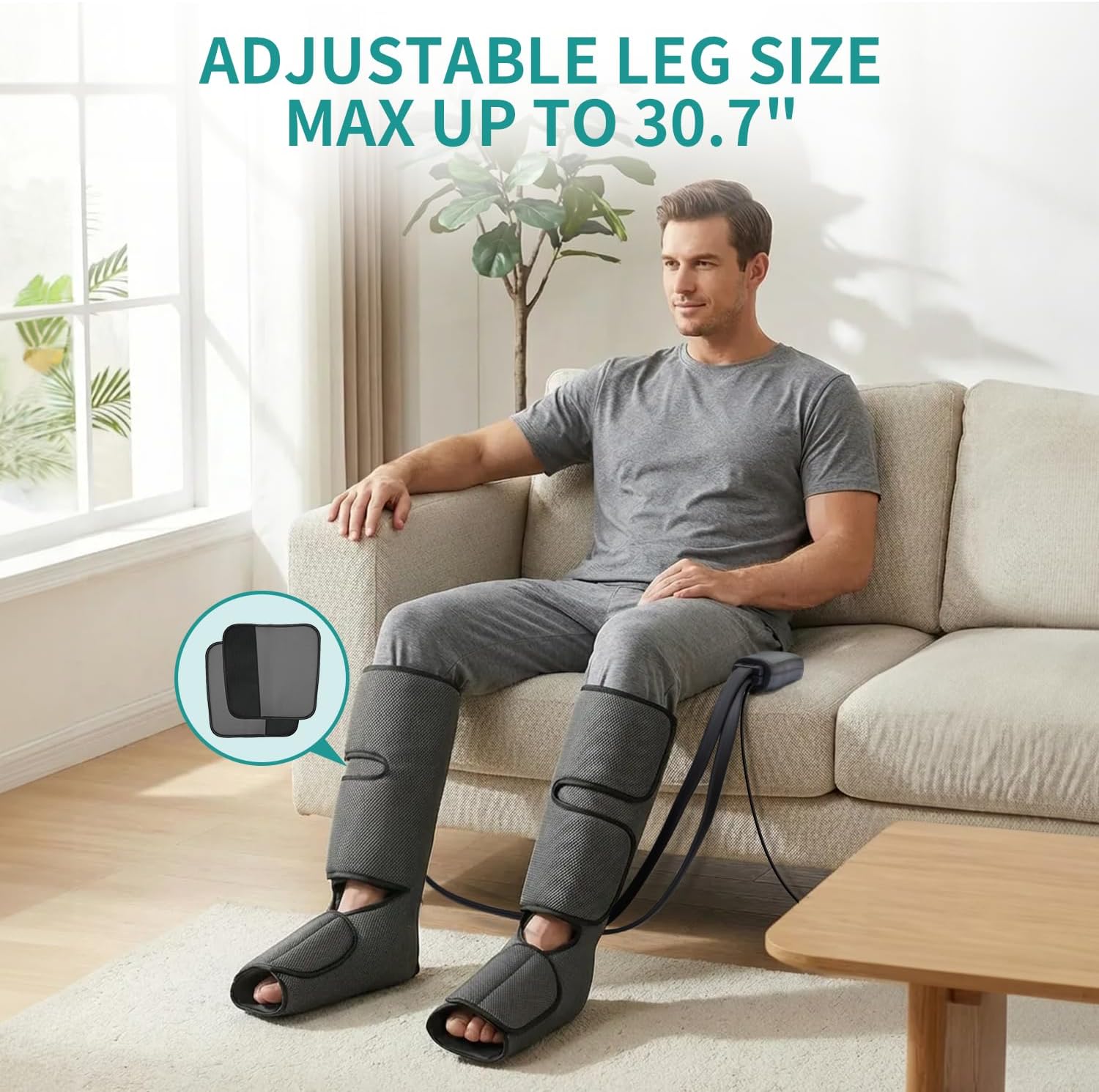 Nekteck Leg Compression Massager for Circulation and Relaxation