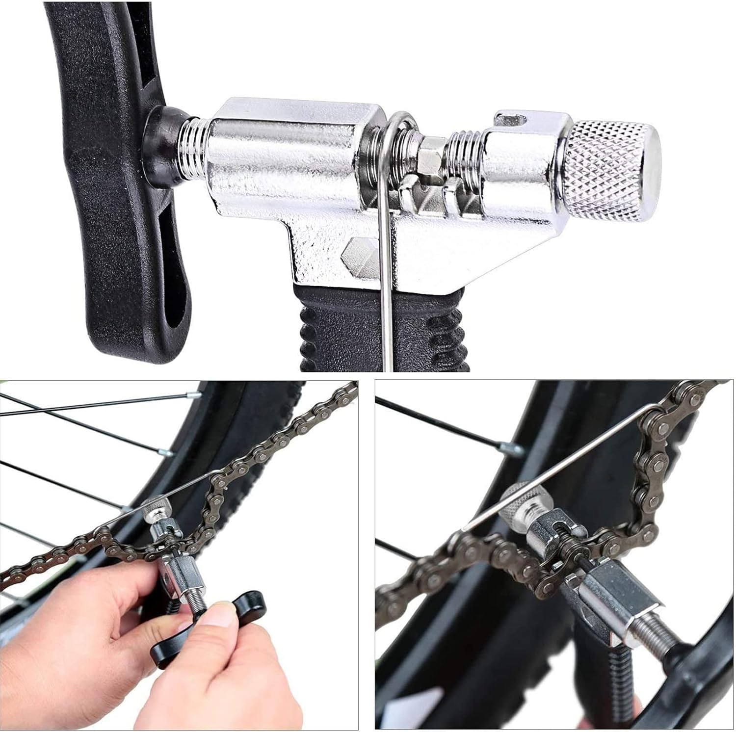 Oumers Bike Link Plier Chain Breaker Splitter 6 Pairs Bicycle Missing Link