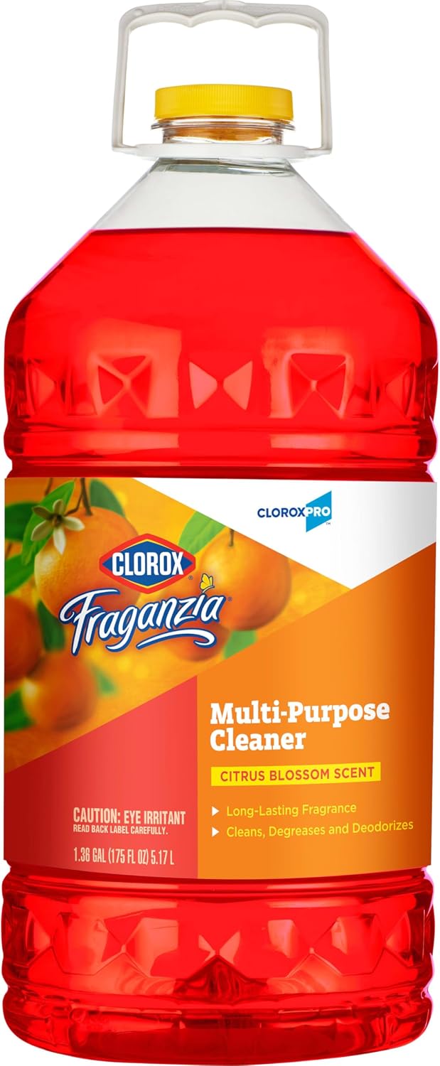 Fraganzia Multi-Purpose Cleaner, CloroxPro, Spring Scent, 175 Fluid Ounces (Package May Vary)