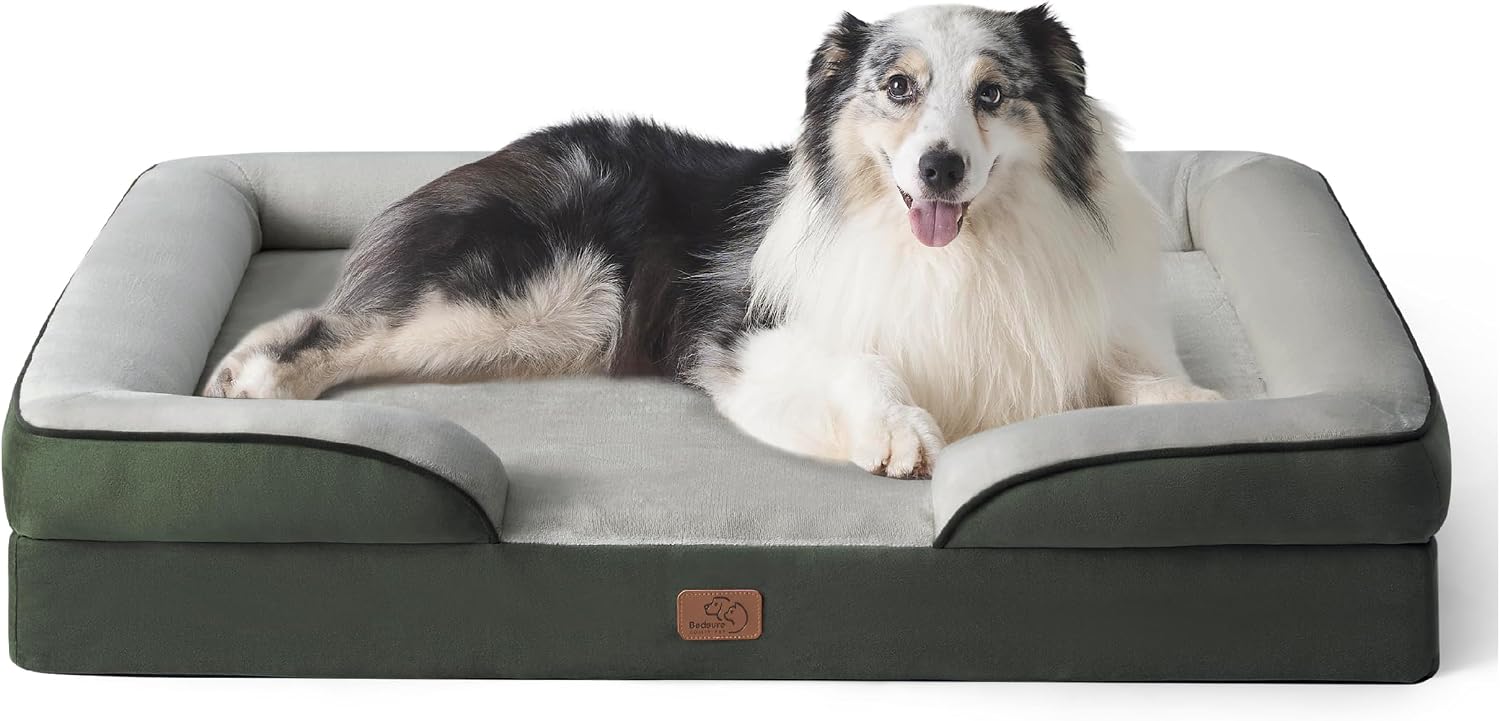 Bedsure Orthopedic Dog Beds Large Sized Dog with Removable Washable Cover