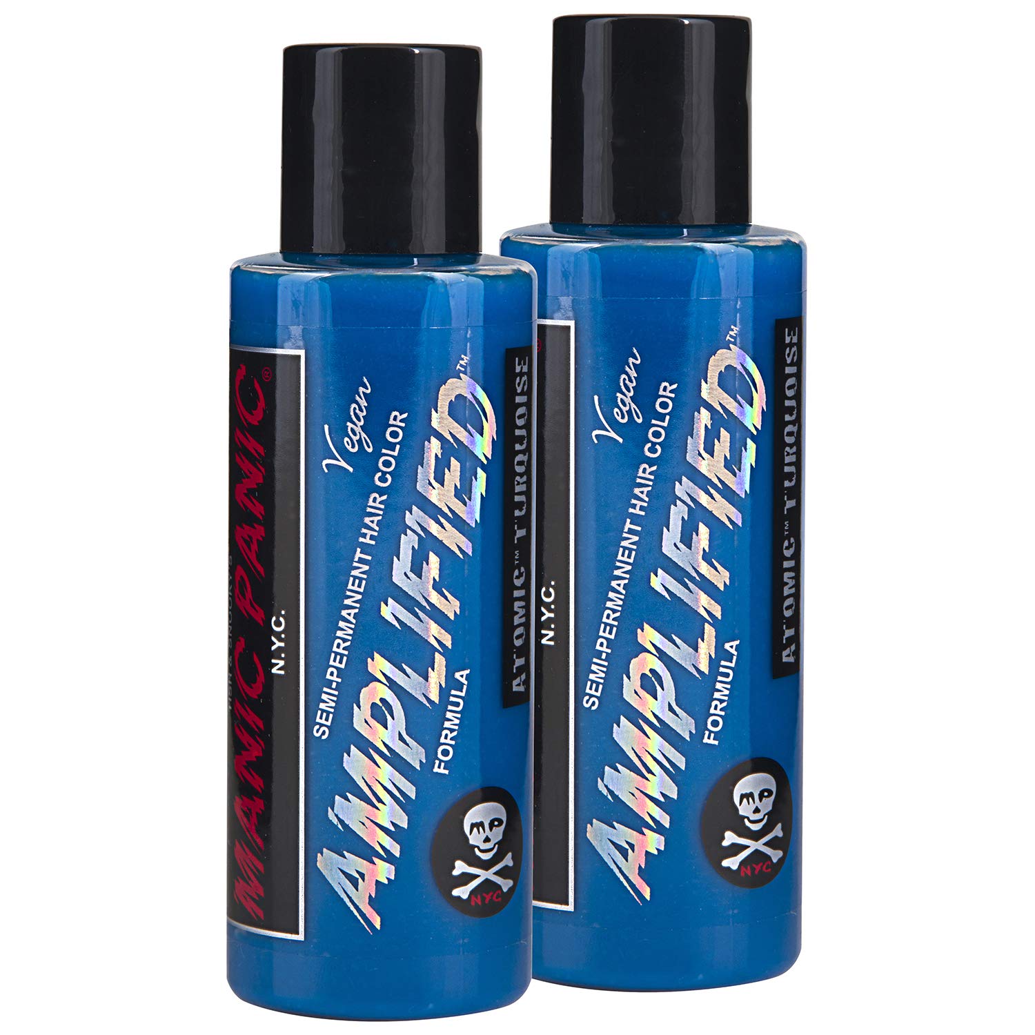 MANIC PANIC Cotton Candy Pink Hair Color - Amplified - Semi Permanent Hair Dye - Bright Pink Cool Toned Color - Glows in Blacklight - Vegan, PPD & Ammonia-Free - For Coloring Hair on Women & Men